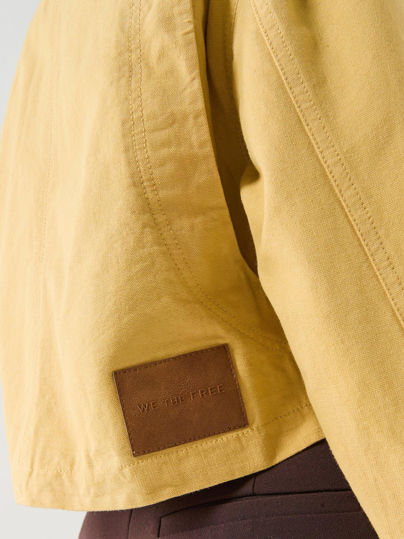 Image 5 of 6 of FREE PEOPLE Martha Workwear Jacket - Yellow