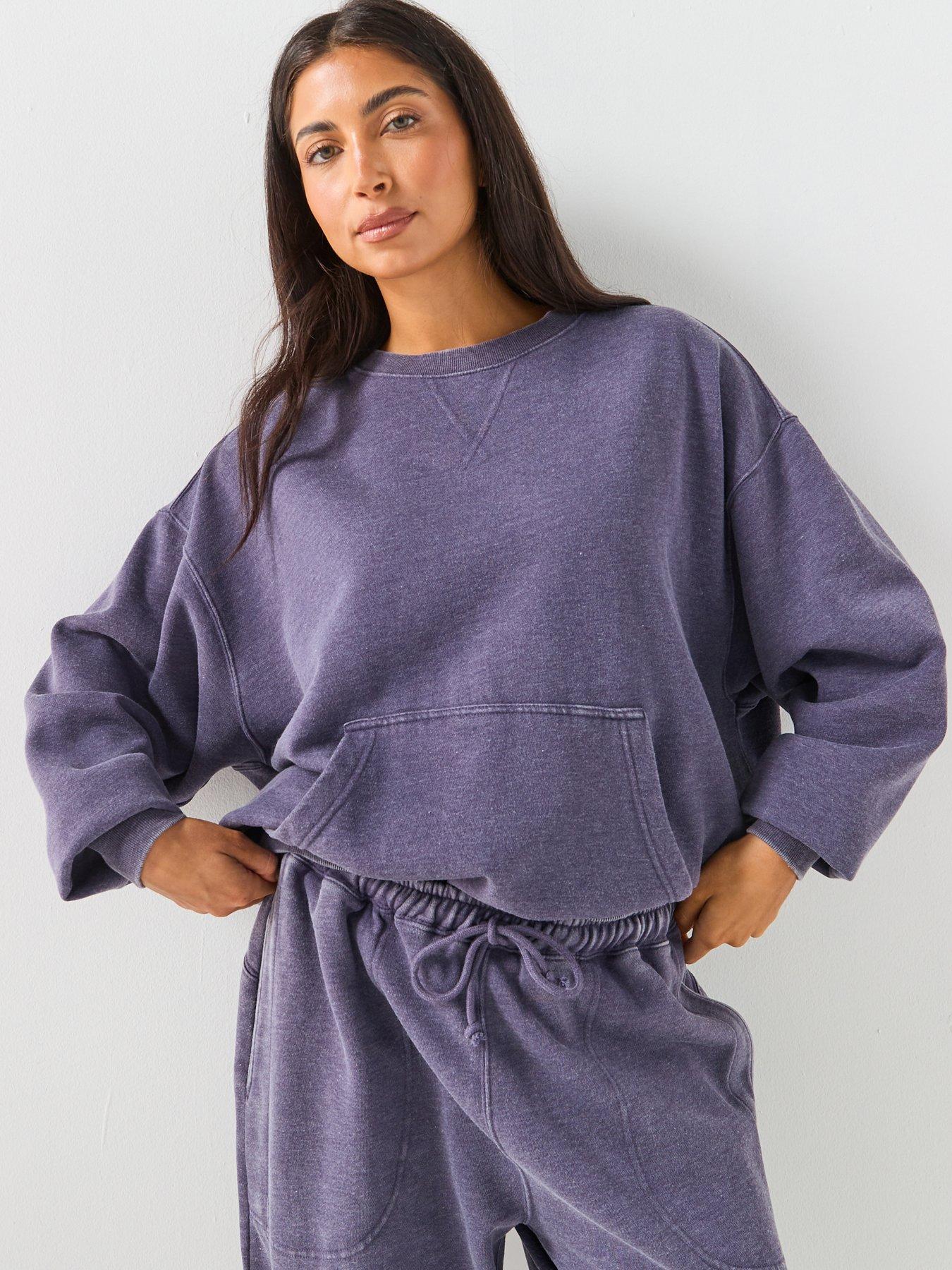 Image 1 of 5 of FREE PEOPLE Slow It Down Pullover - Grey