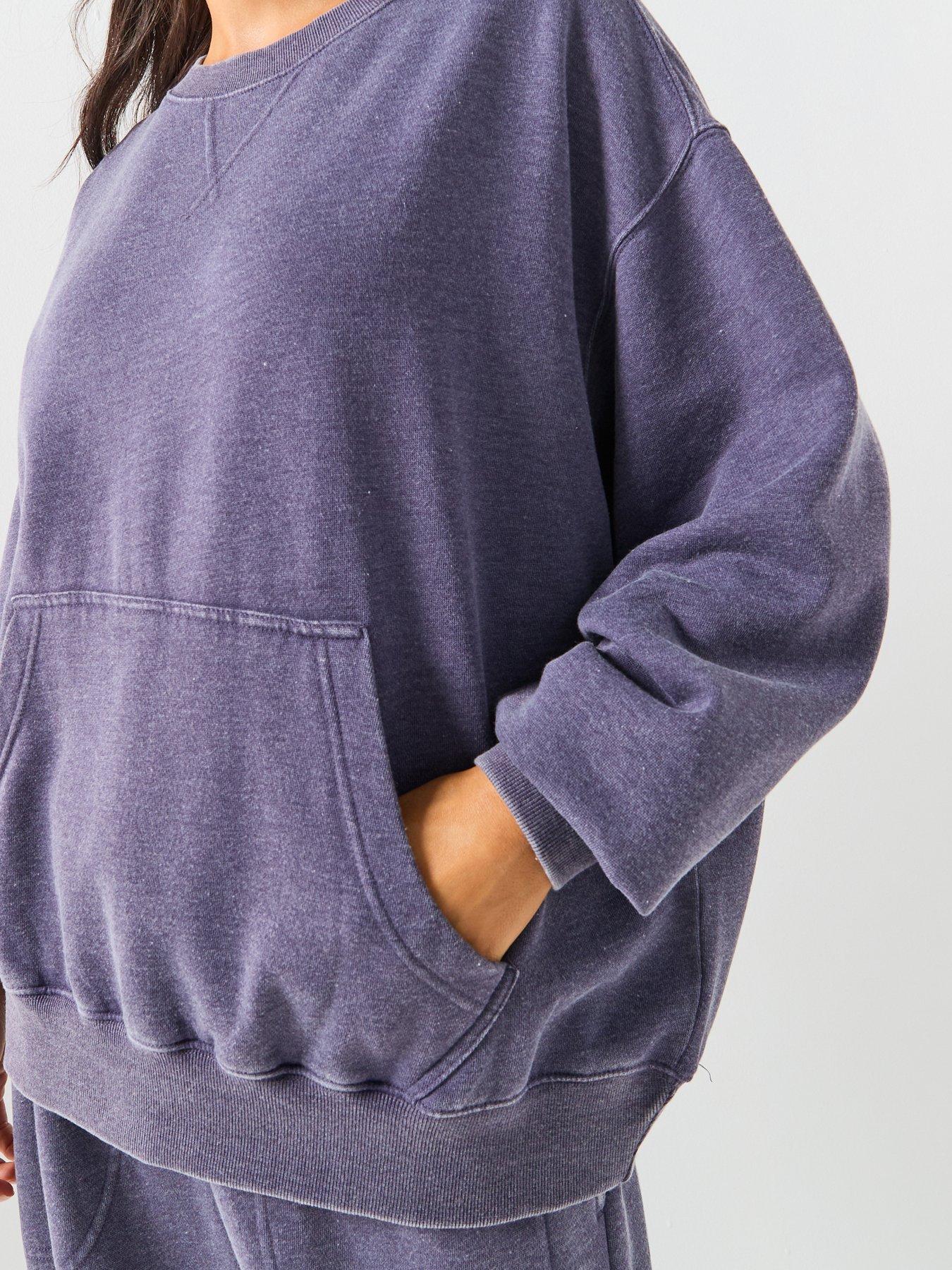 Image 4 of 5 of FREE PEOPLE Slow It Down Pullover - Grey