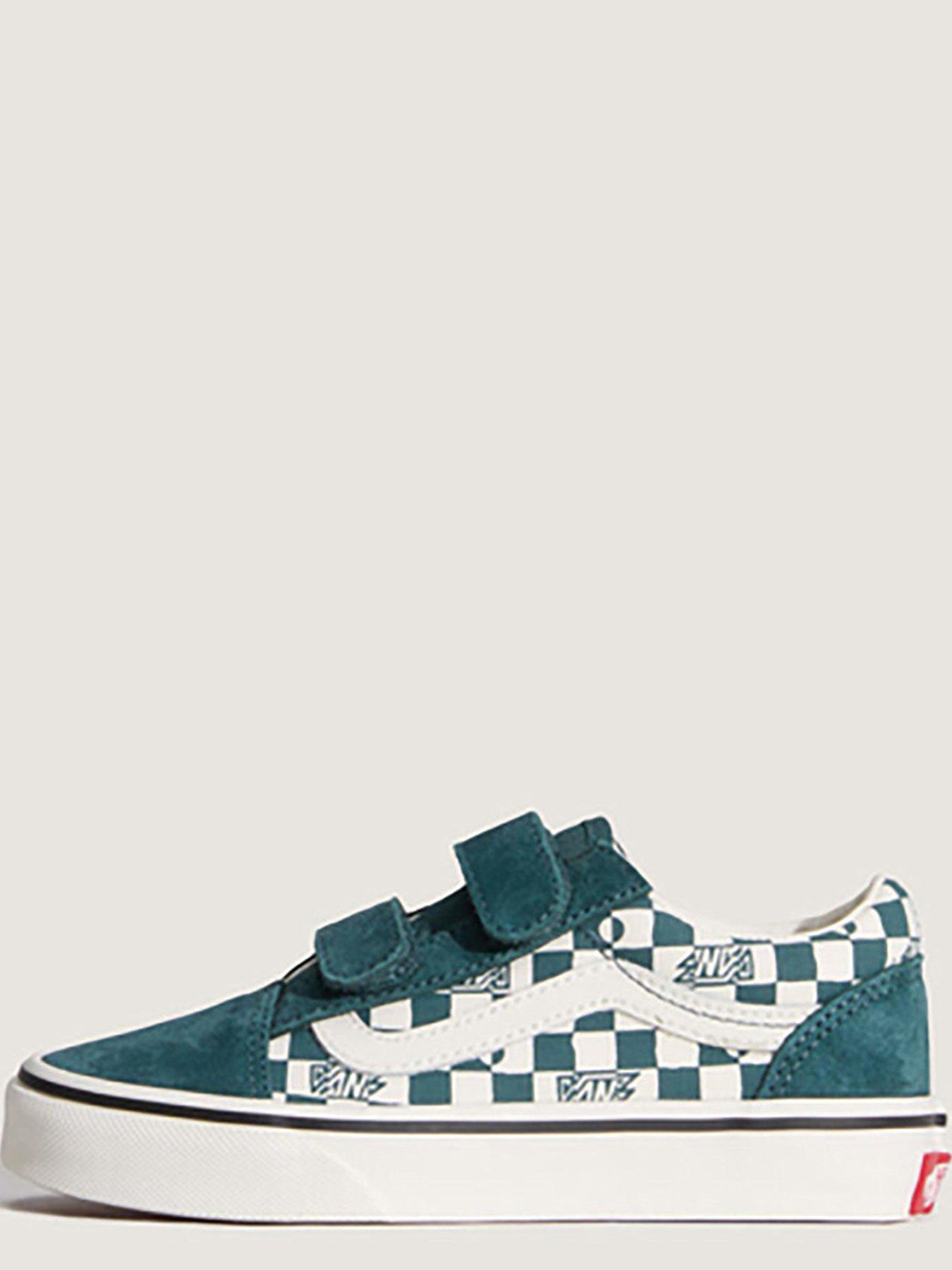 vans-kids-old-skool-trainers-greendetail