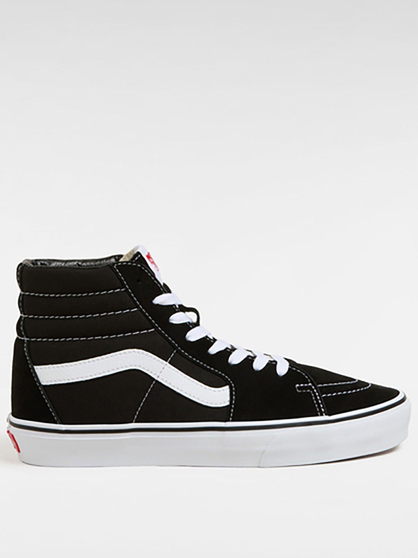 vans-unisex-sk8-hi-top-trainers-black