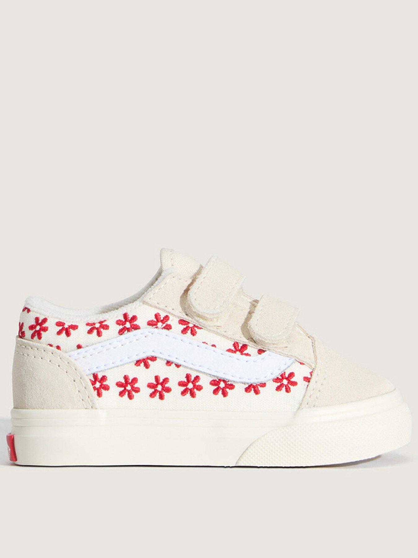 Vans Infant Old Skool Trainers - Red Flower