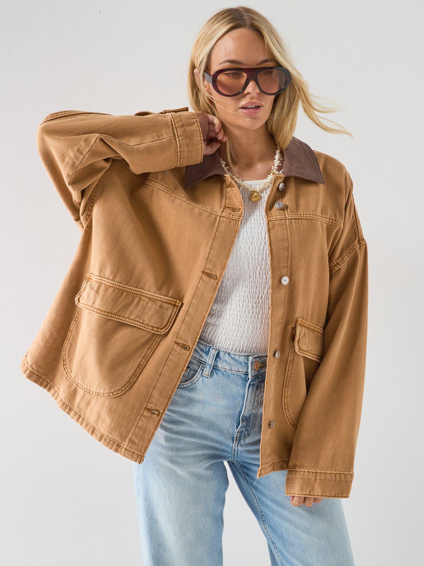 FREE PEOPLE Lemon Denim Jacket