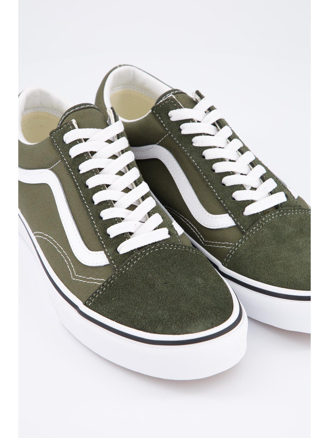 Image 5 of 7 of Vans Unisex Old Skool Canvas Shoes - Green