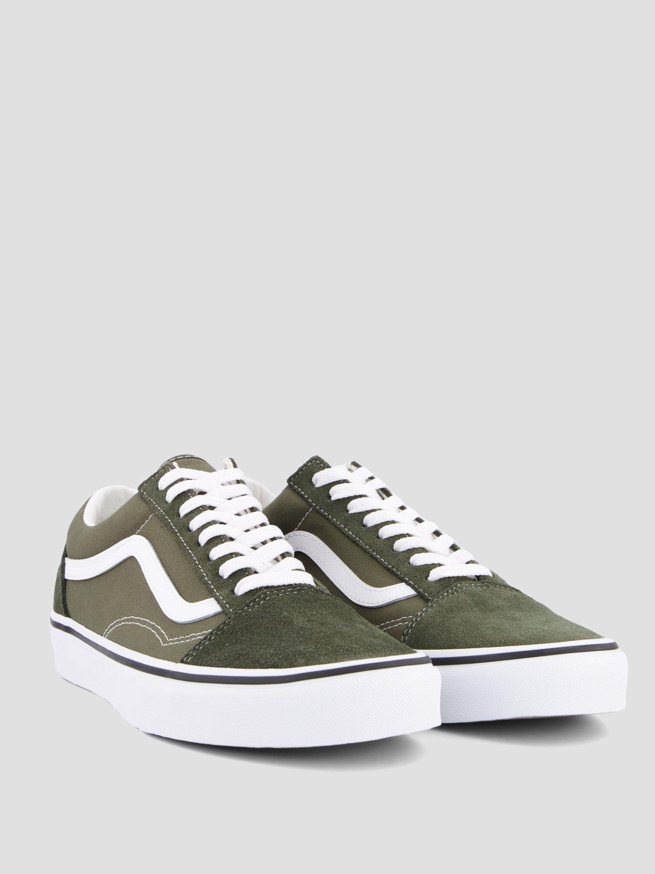 Image 6 of 7 of Vans Unisex Old Skool Canvas Shoes - Green