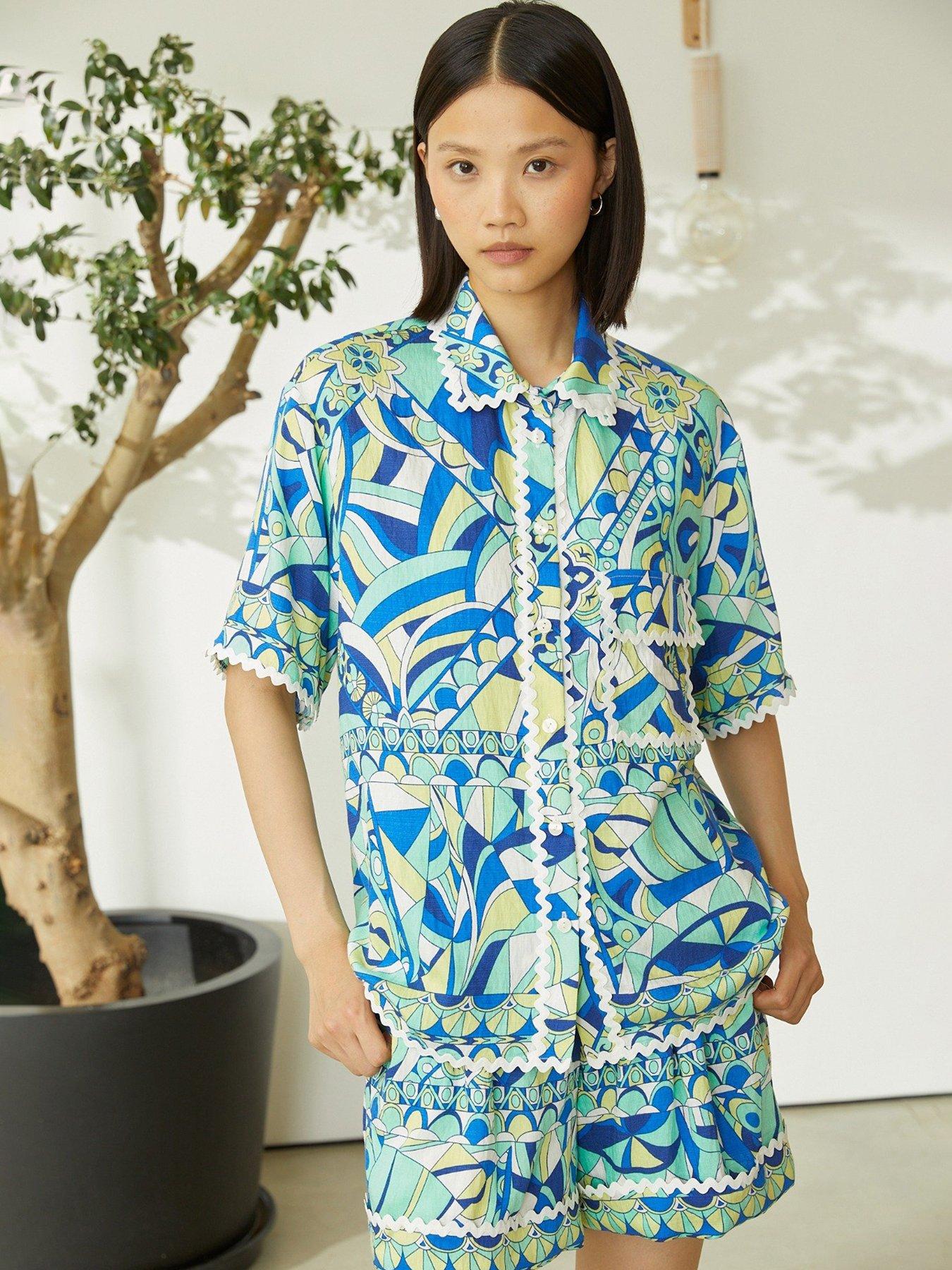 Jovanna Nadira Printed Shirt - Multi