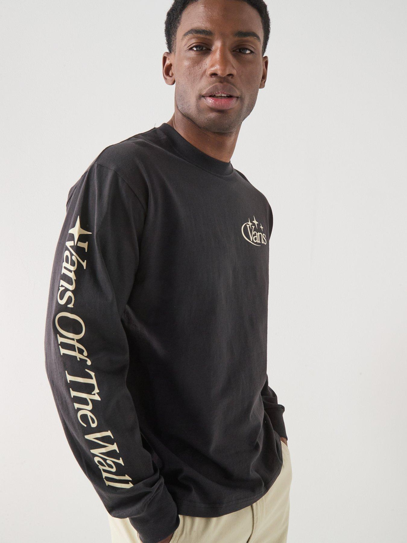 Image 1 of 4 of Vans Mens Advanced Vee Long Sleeve T-Shirt - Black