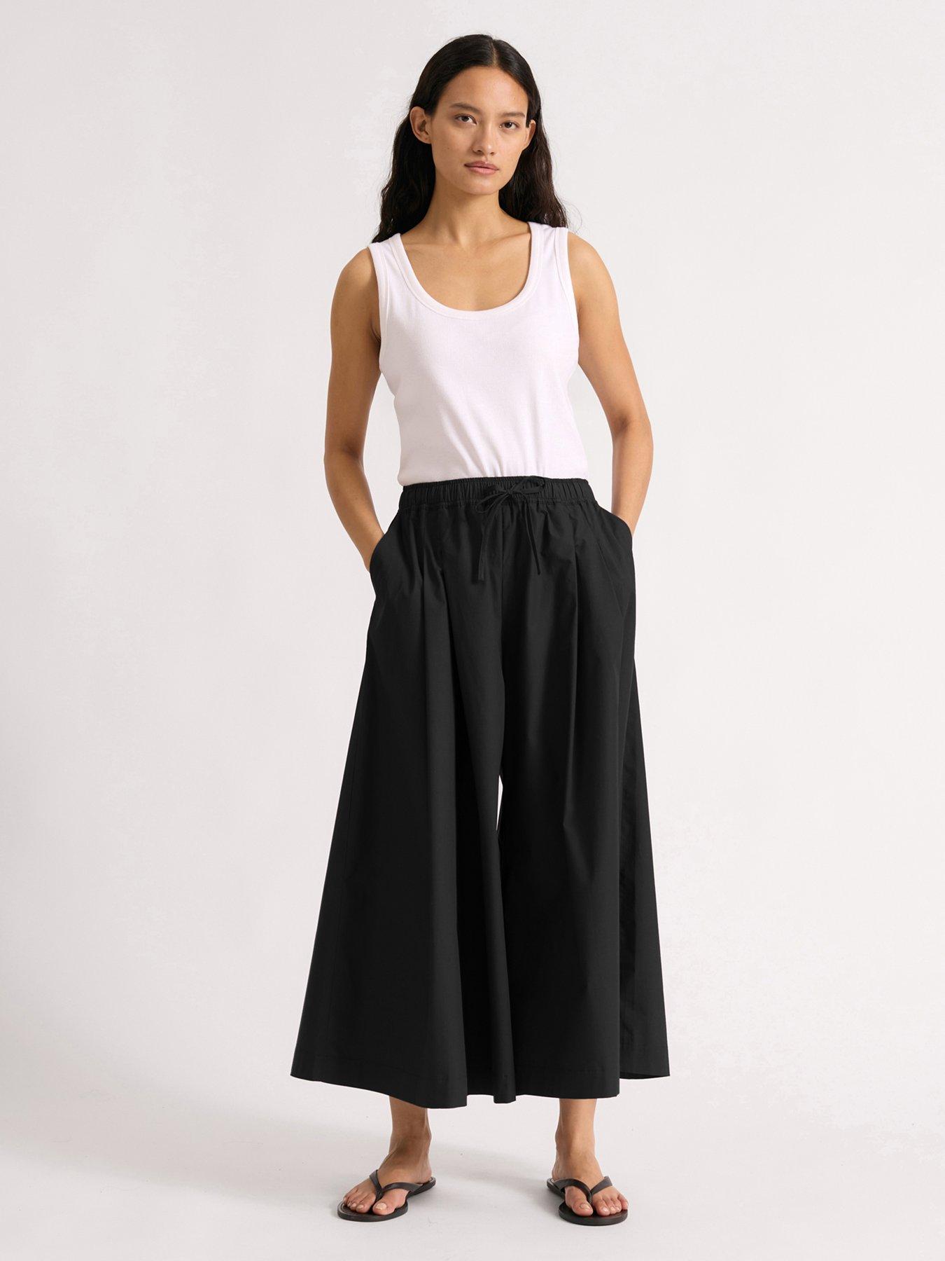 Image 1 of 5 of Albaray Cotton Wide Leg Culottes