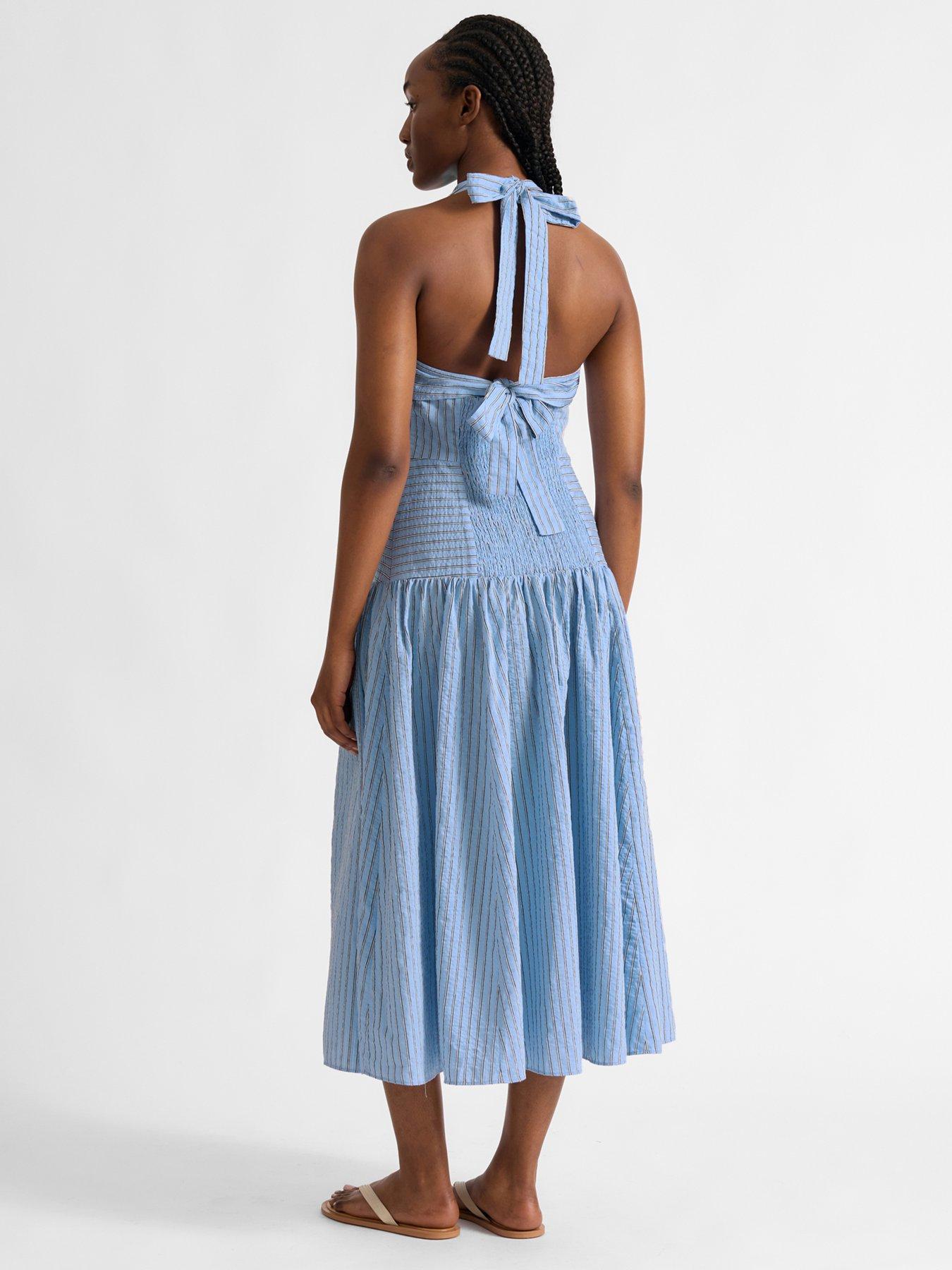 albaray-blue-stripe-sun-dressstillFront