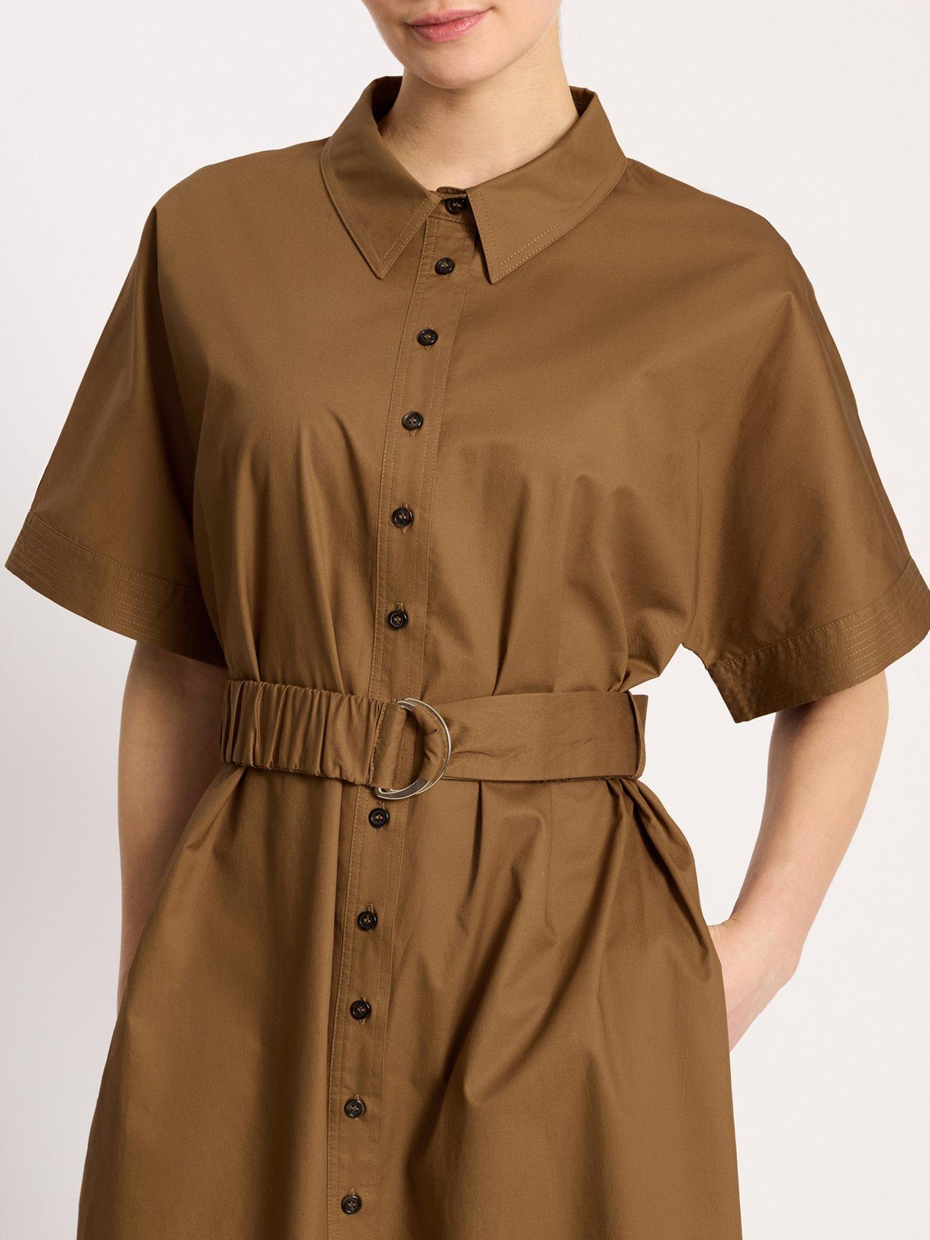 albaray-cotton-sateen-shirtdress-beigeback