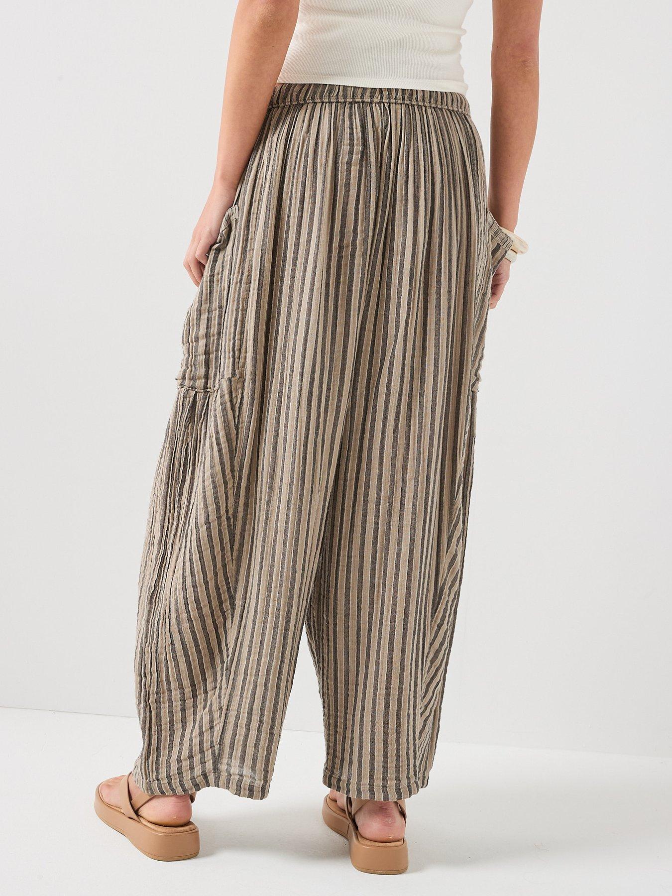 Image 2 of 5 of FREE PEOPLE Striped Quinn Pant