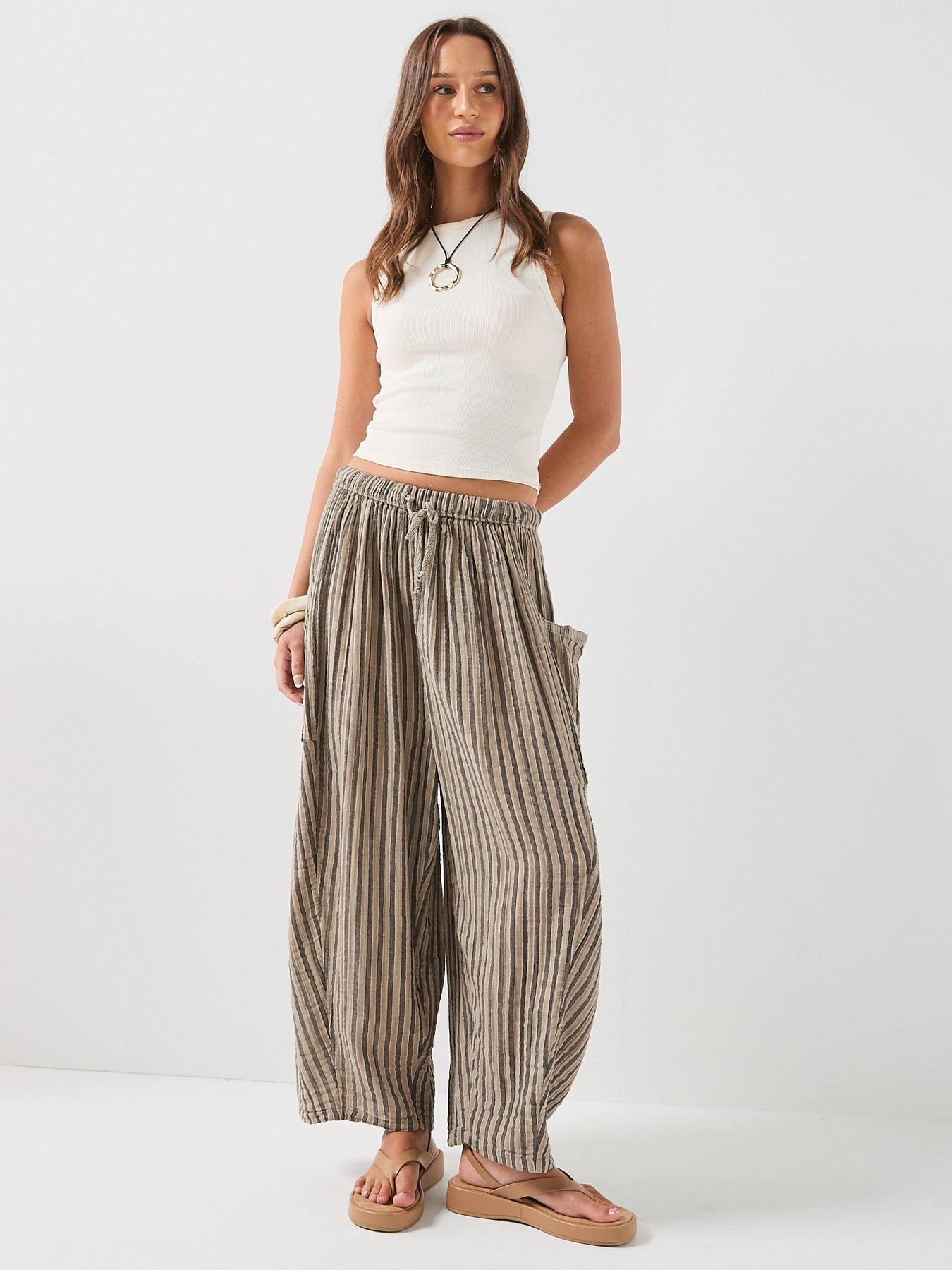 Image 5 of 5 of FREE PEOPLE Striped Quinn Pant