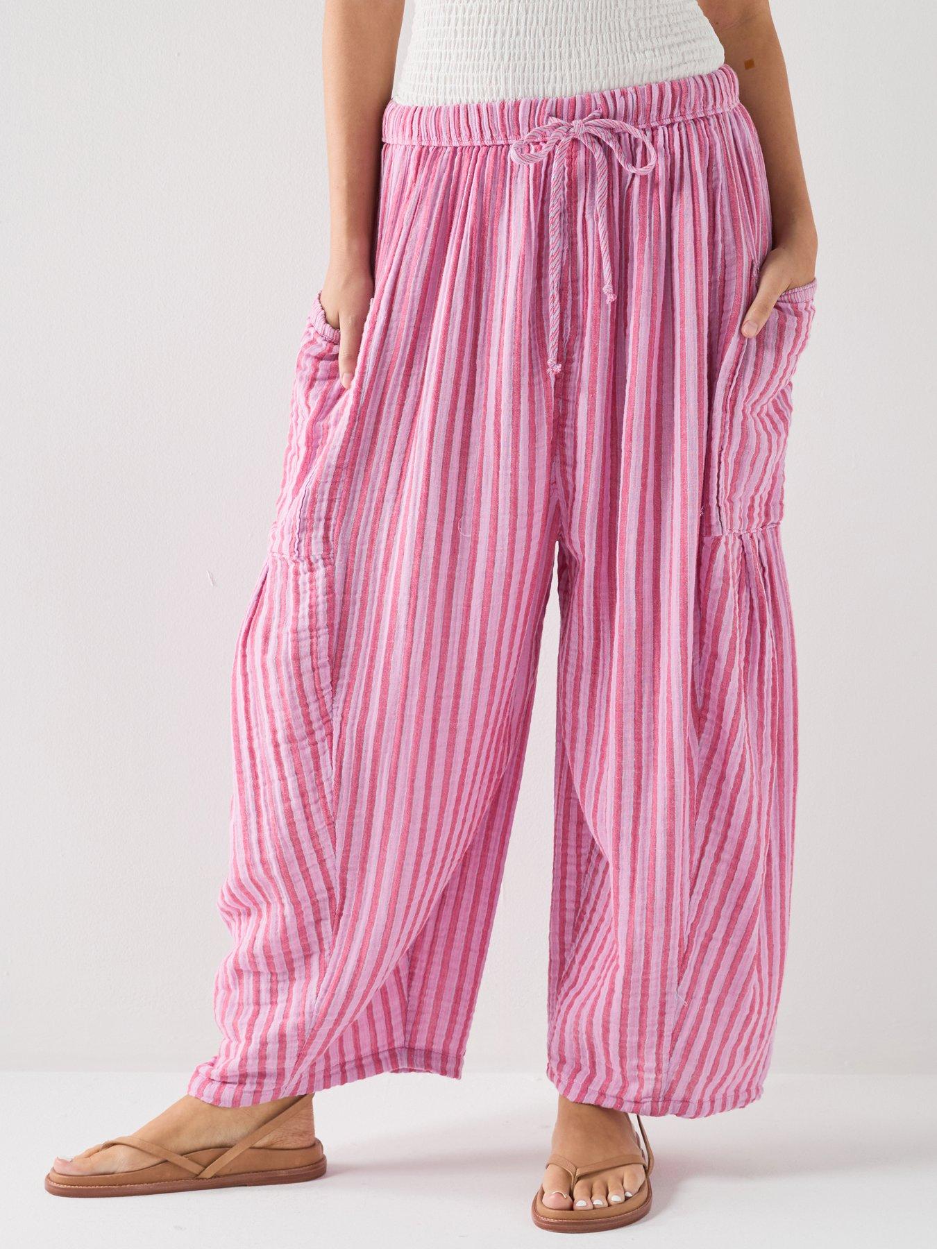 FREE PEOPLE Striped Quinn Pant