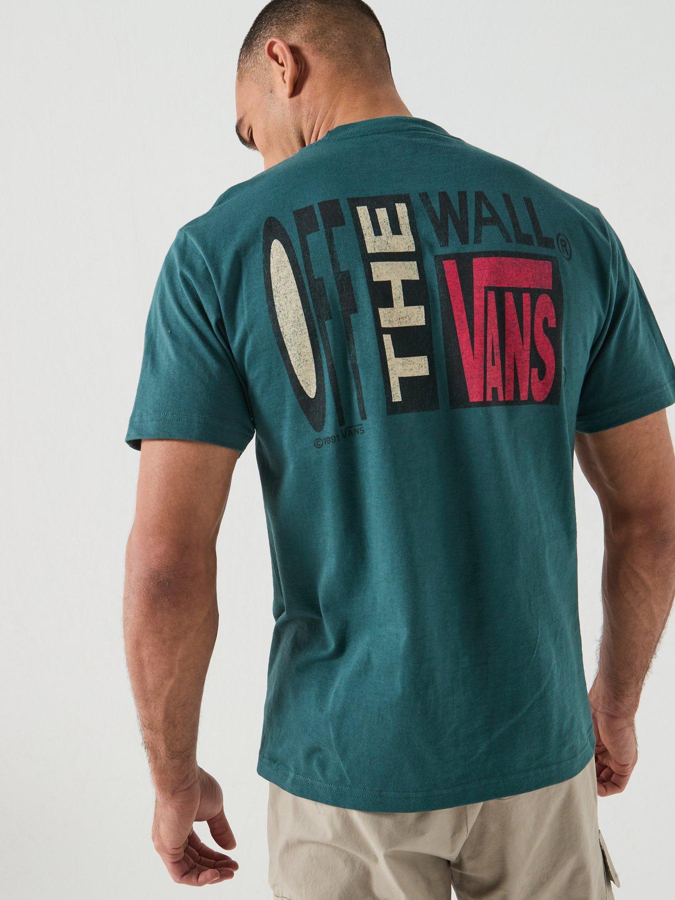 Vans Mens Stretch Stack Crackle Short Sleeve Tee - Green