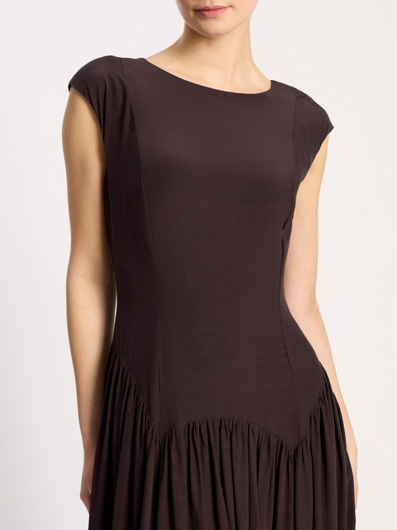 Image 3 of 6 of Albaray Dipped Drop Waist Maxi Dress