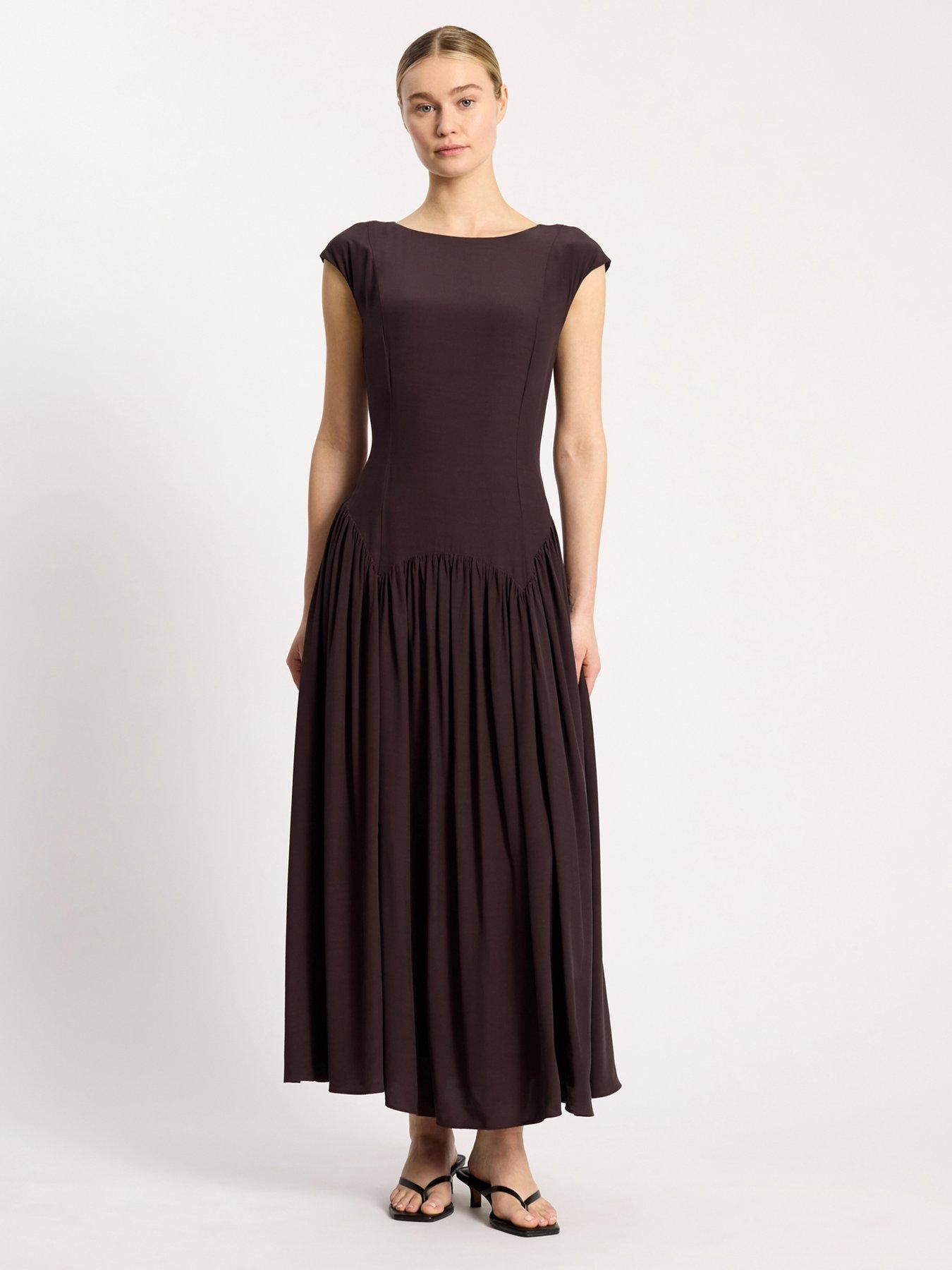Image 5 of 6 of Albaray Dipped Drop Waist Maxi Dress
