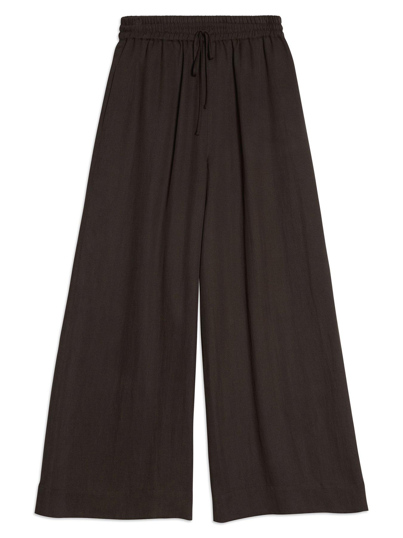 Image 4 of 4 of Albaray Tencel Trouser - Brown
