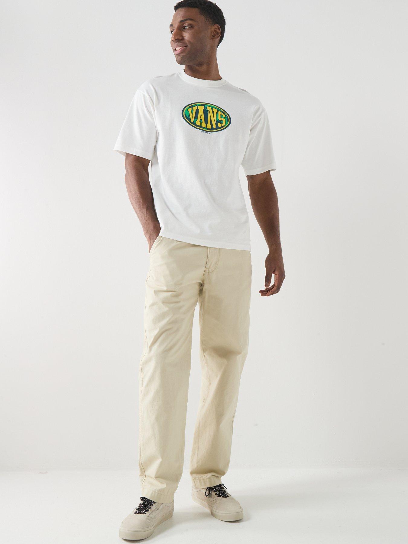 Image 3 of 4 of Vans Mens Worldwide Short Sleeve T-Shirt - White