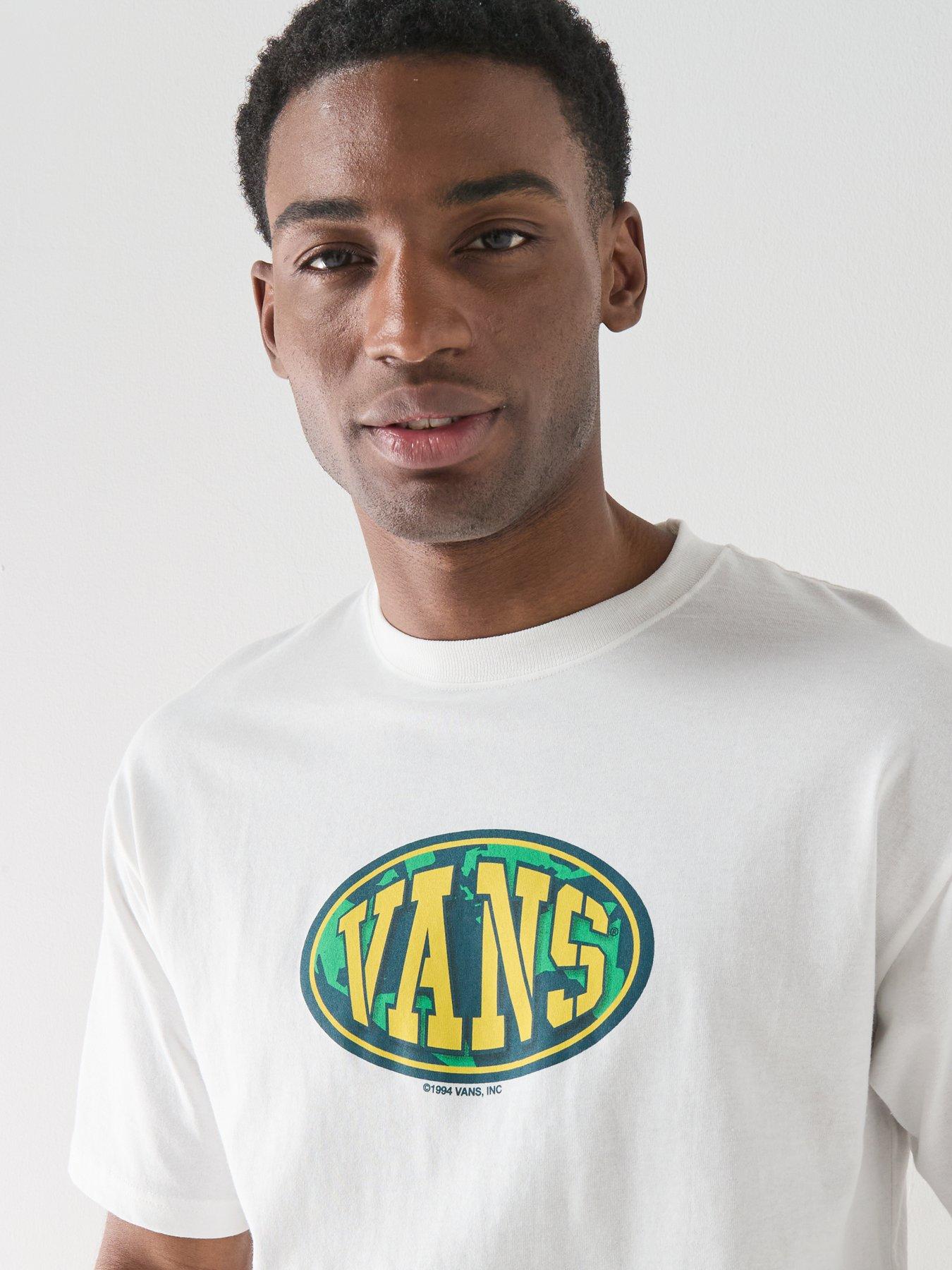 Image 4 of 4 of Vans Mens Worldwide Short Sleeve T-Shirt - White