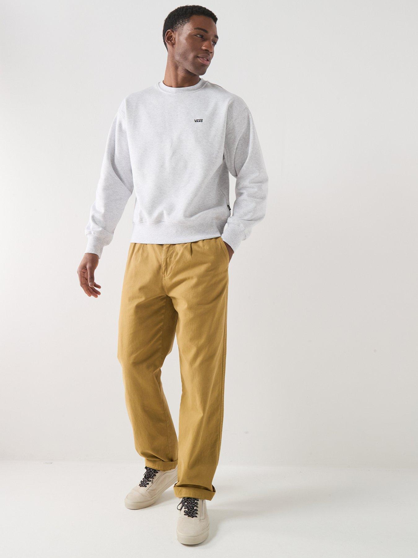 Image 3 of 4 of Vans Mens Left Chest Il Loose Crew Sweatshirt - Grey