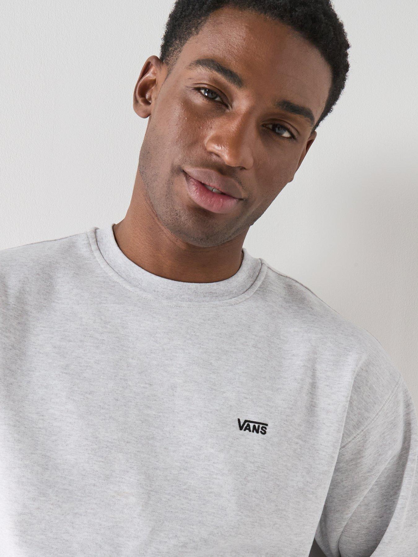 Image 4 of 4 of Vans Mens Left Chest Il Loose Crew Sweatshirt - Grey