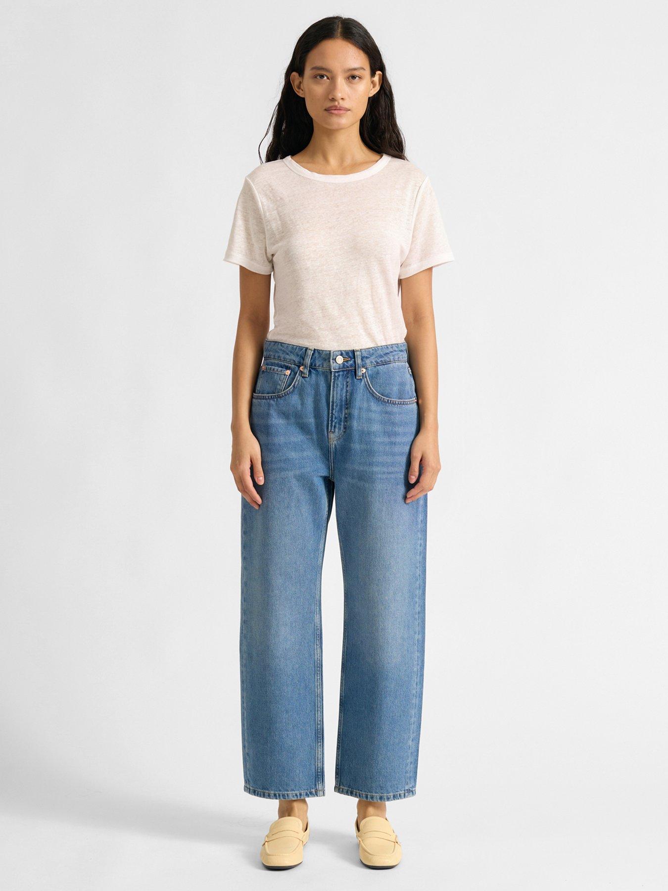 Image 1 of 4 of Albaray Boyfriend Jeans - Blue