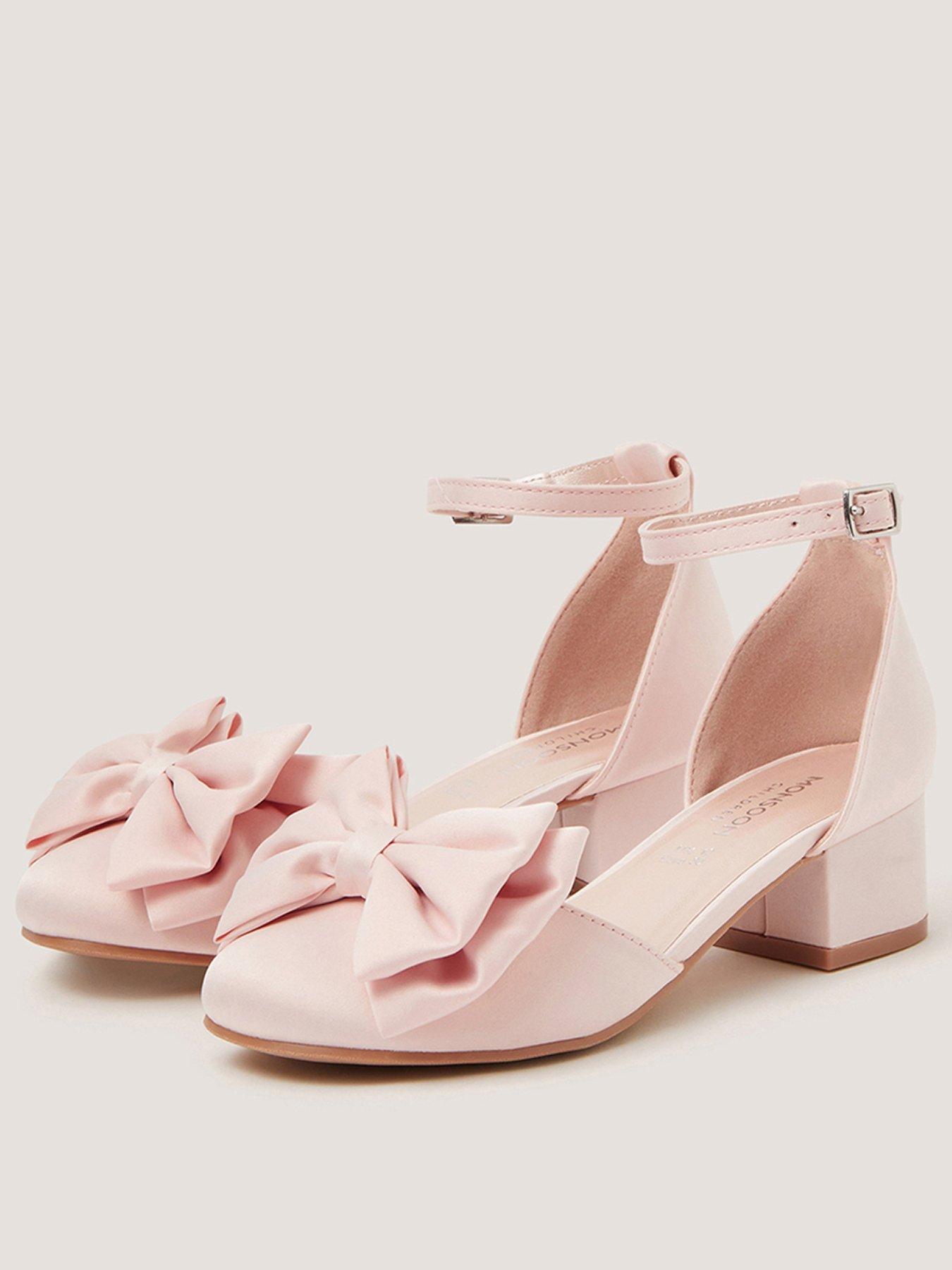 monsoon-girls-super-bow-satin-2-part-heel-shoes-pink