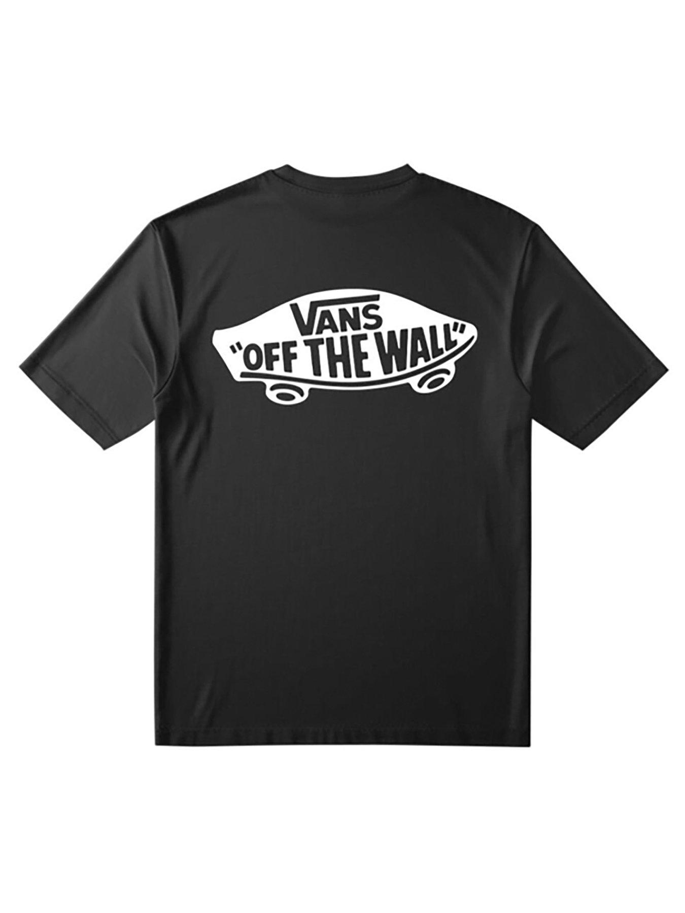 Image 2 of 2 of Vans Boys Double Standard Short Sleeve T-Shirt - Black