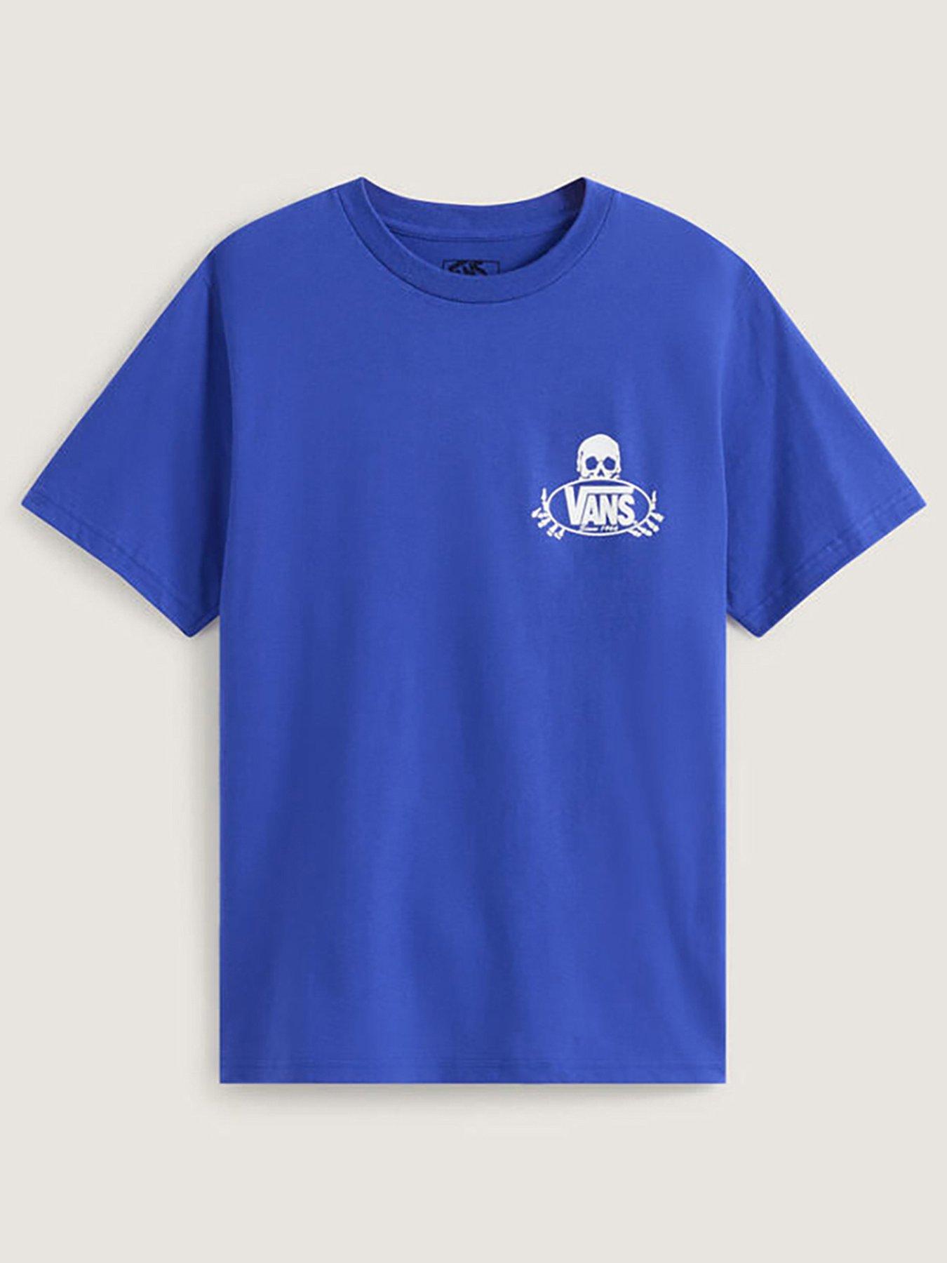 Vans Boys Framework Short Sleeve T-Shirt - Blue