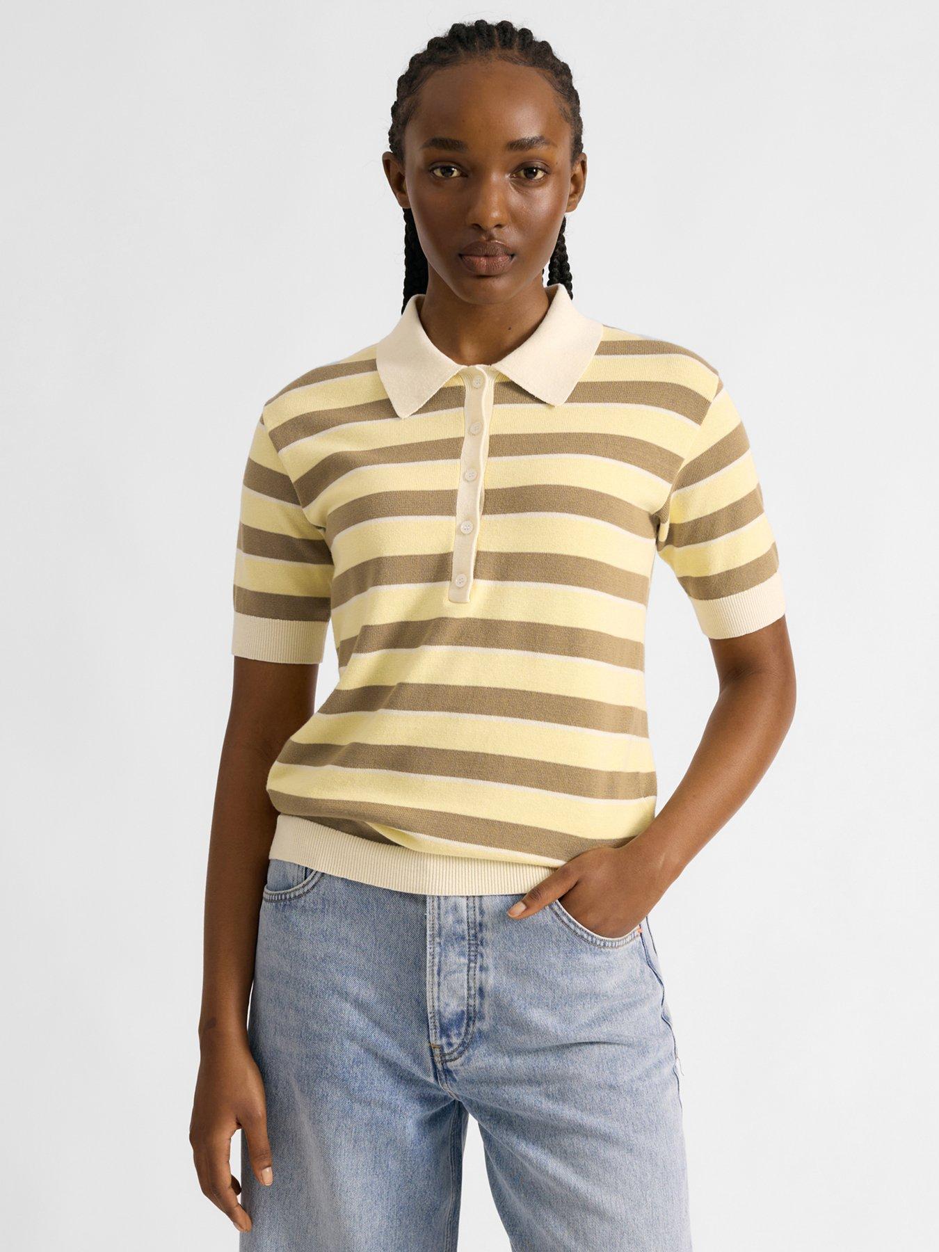 albaray-lemon-amp-camel-stripe-polostillFront