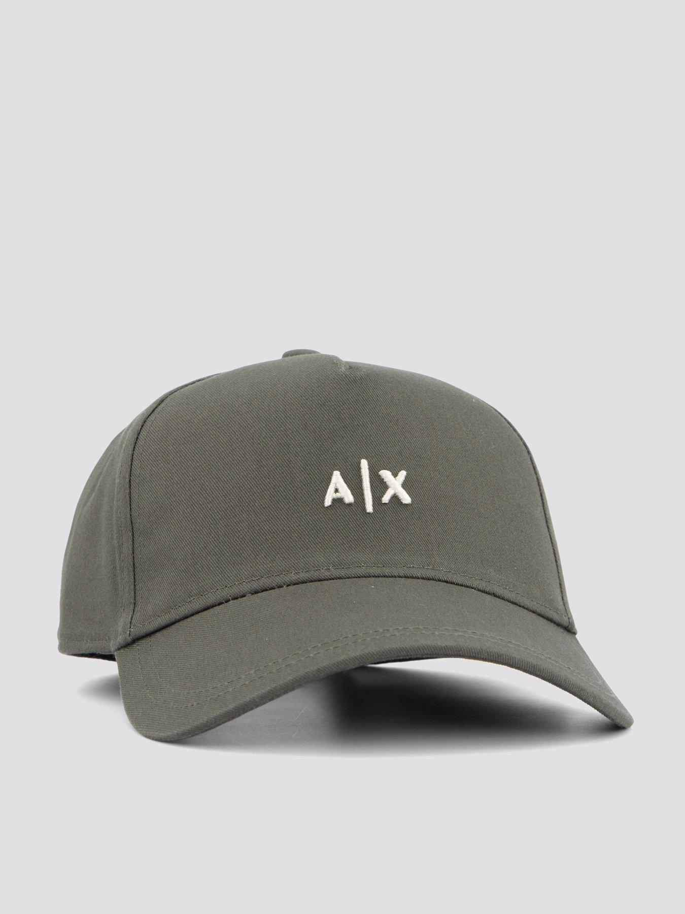 armani-exchange-armani-exchange-small-logo-baseball-cap-dark-khakioutfit