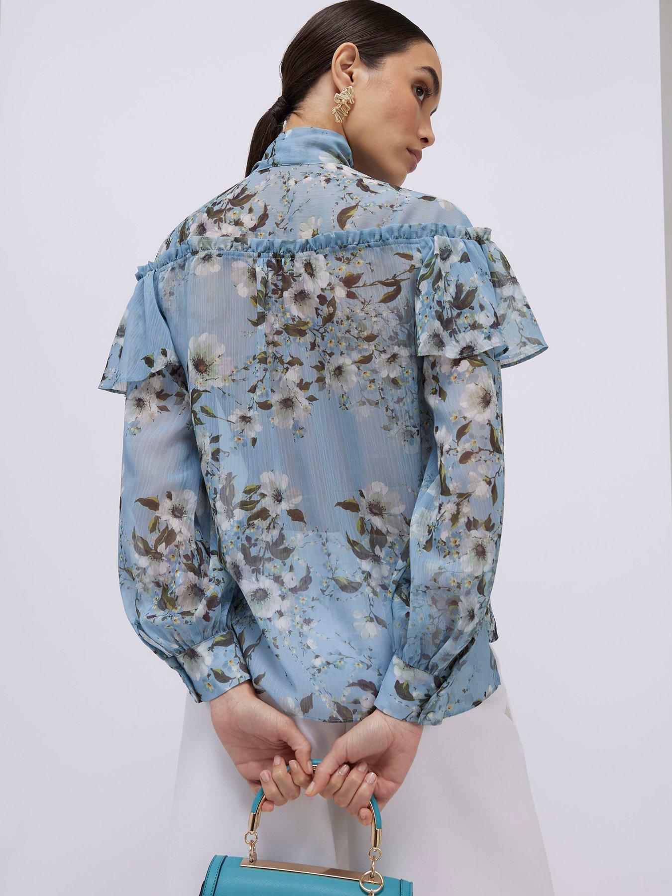 river-island-ruffle-dl-tie-neck-blouse-bluestillFront