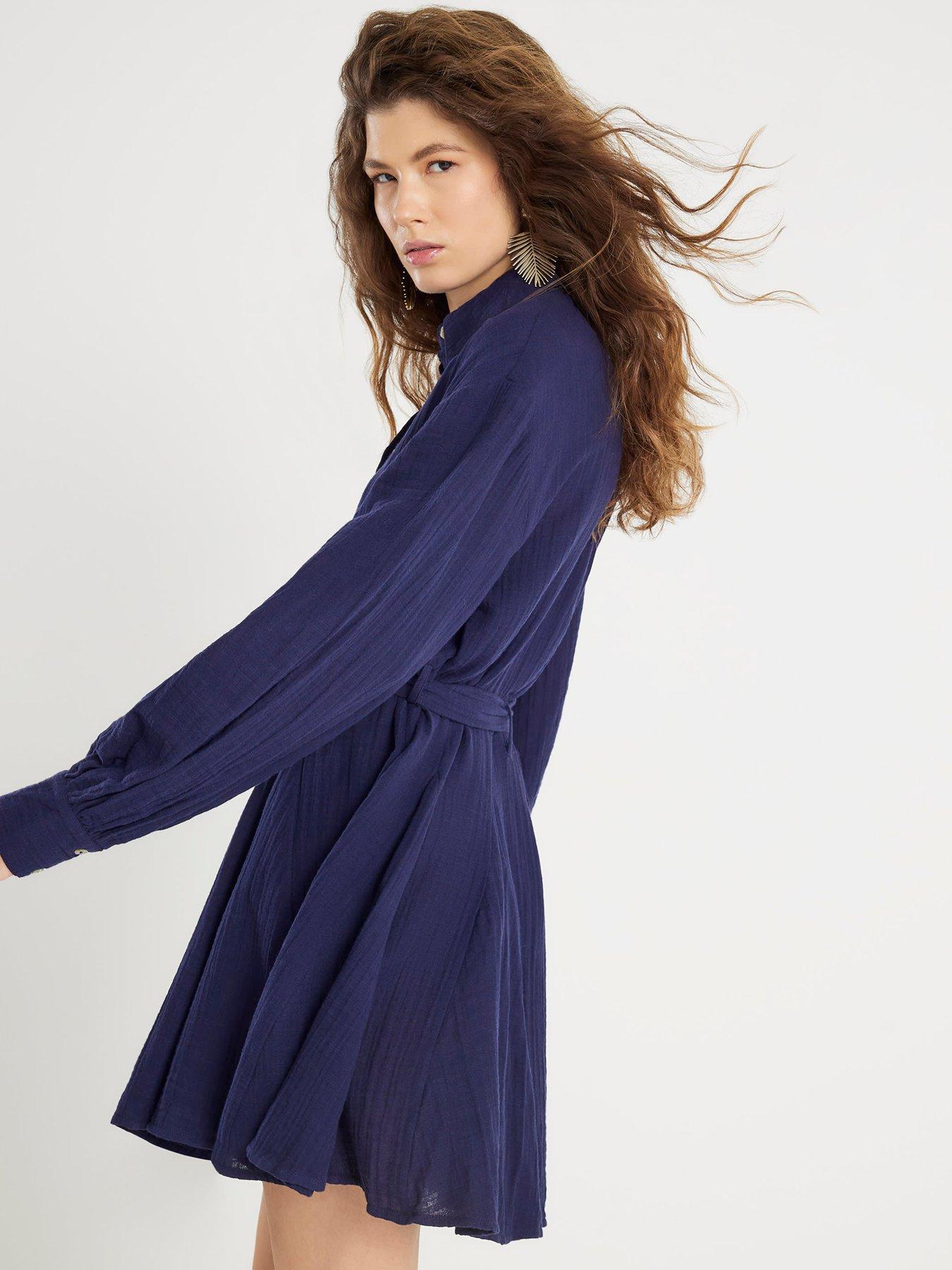river-island-double-faced-shirt-dress-navystillFront