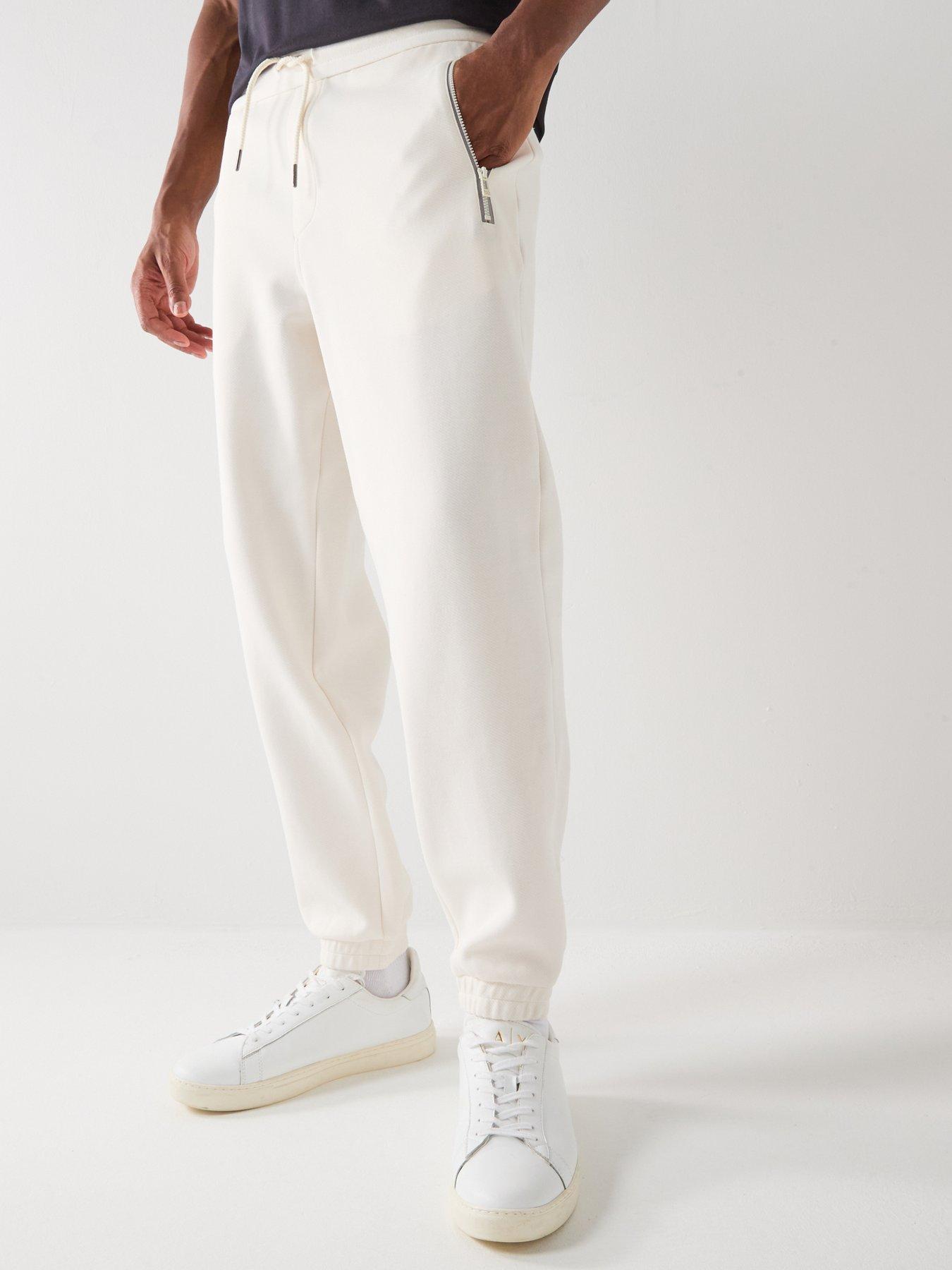 Armani Exchange Armani Exchange Joggers - Off White