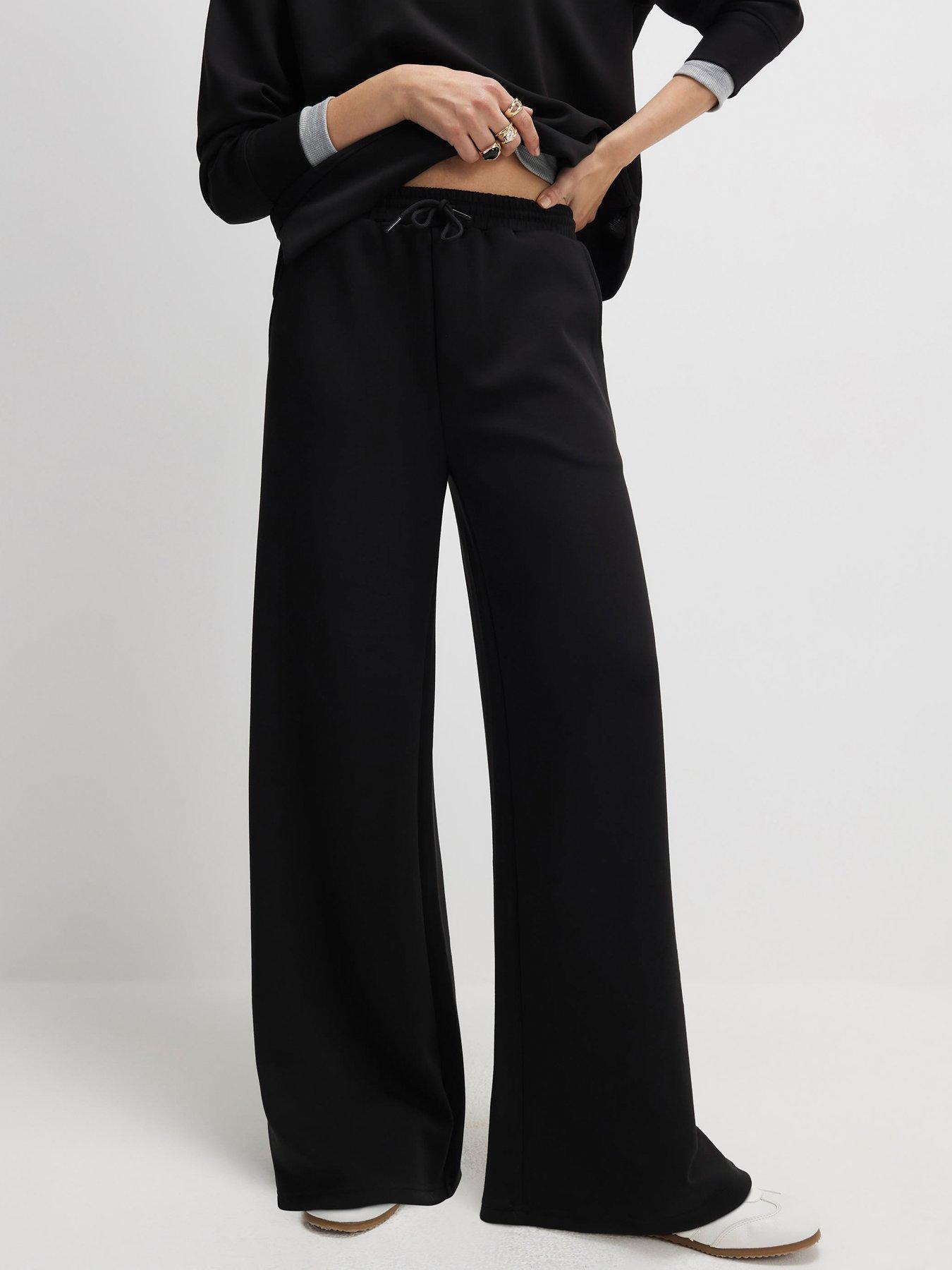 river-island-high-waisted-premium-neo-swash-wide-jog-black