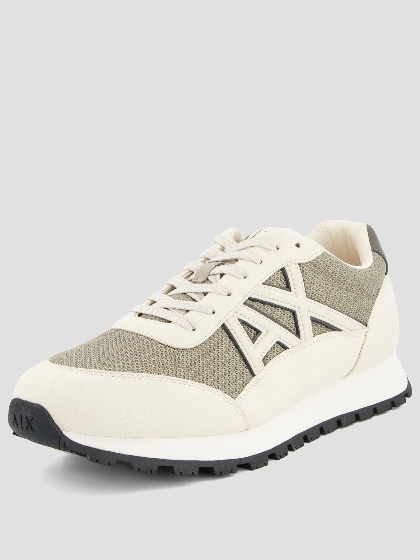 armani-exchange-drop-logo-suede-runner-trainers-creamstillFront