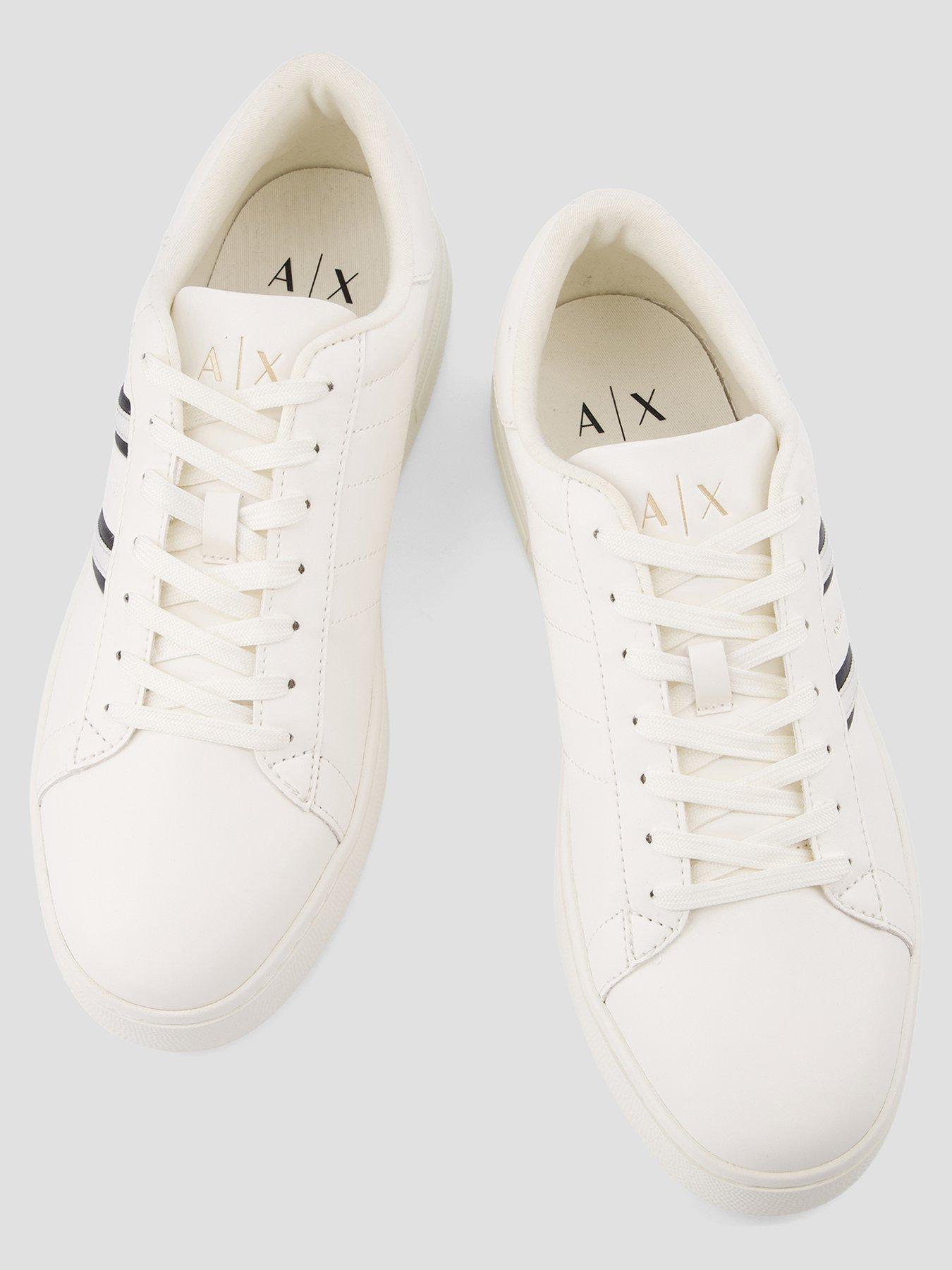 armani-exchange-side-stripe-cupsole-trainers-off-whiteoutfit