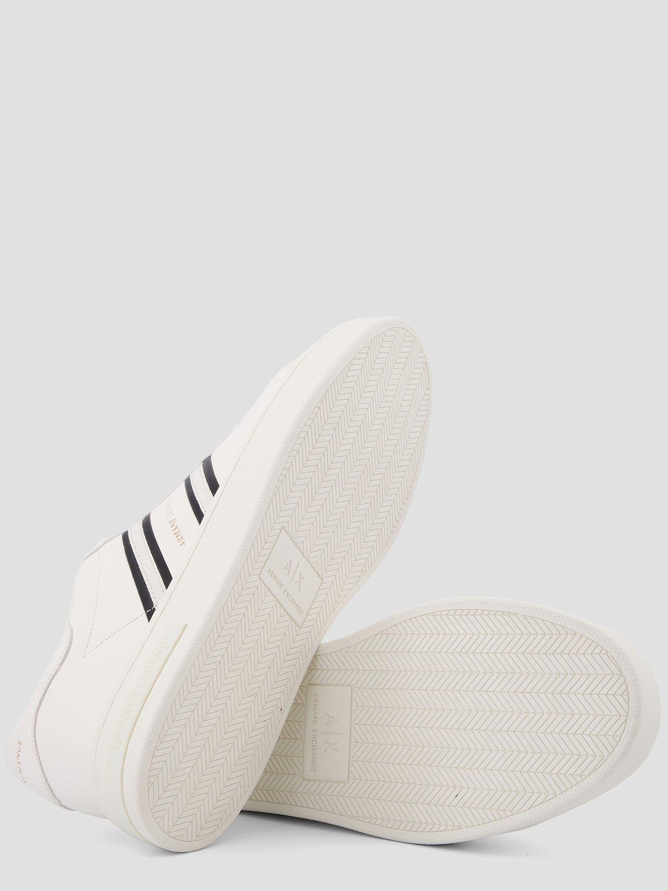 armani-exchange-side-stripe-cupsole-trainers-off-whitedetail