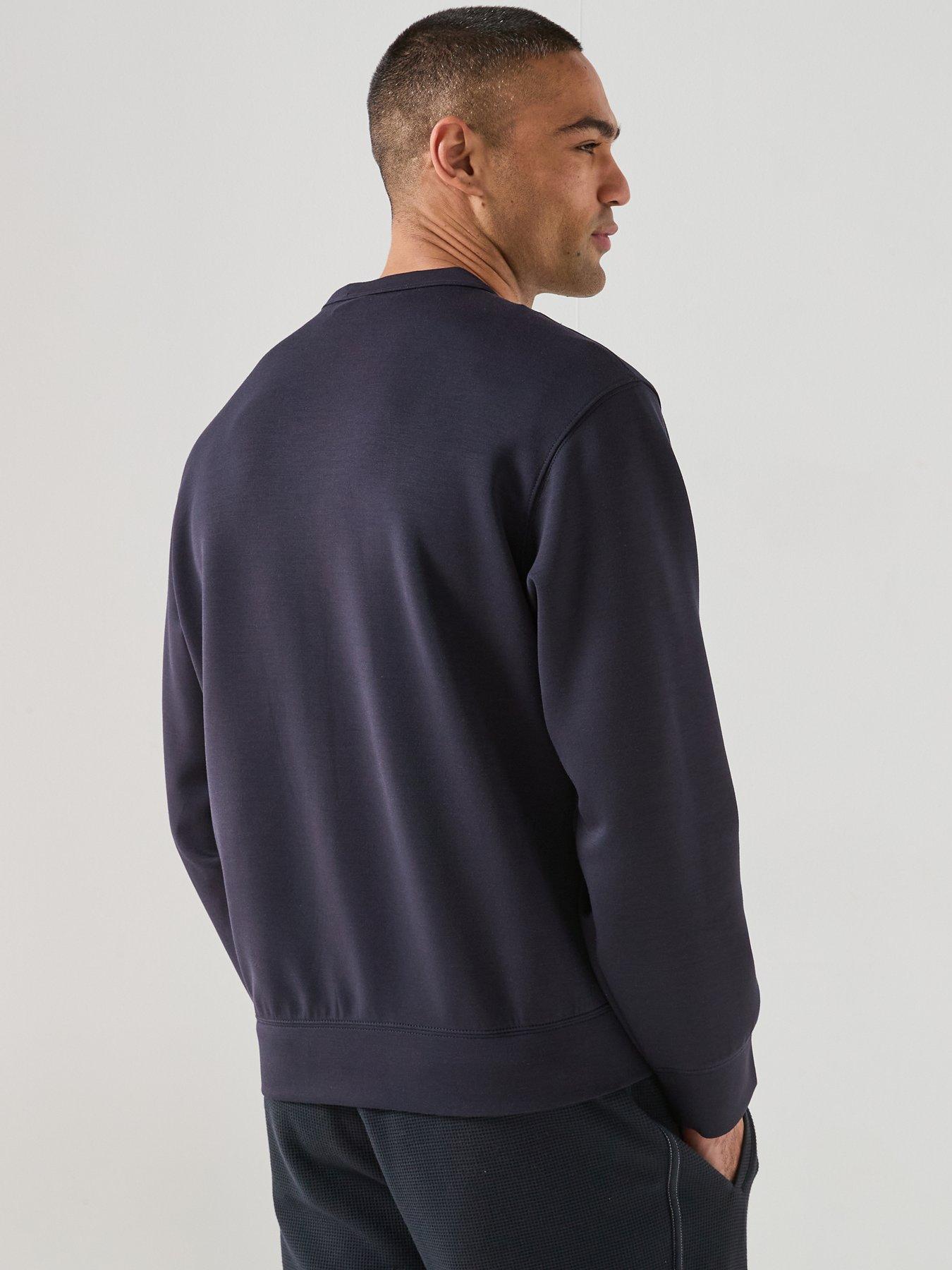armani-exchange-box-logo-crew-sweatshirt-navystillFront