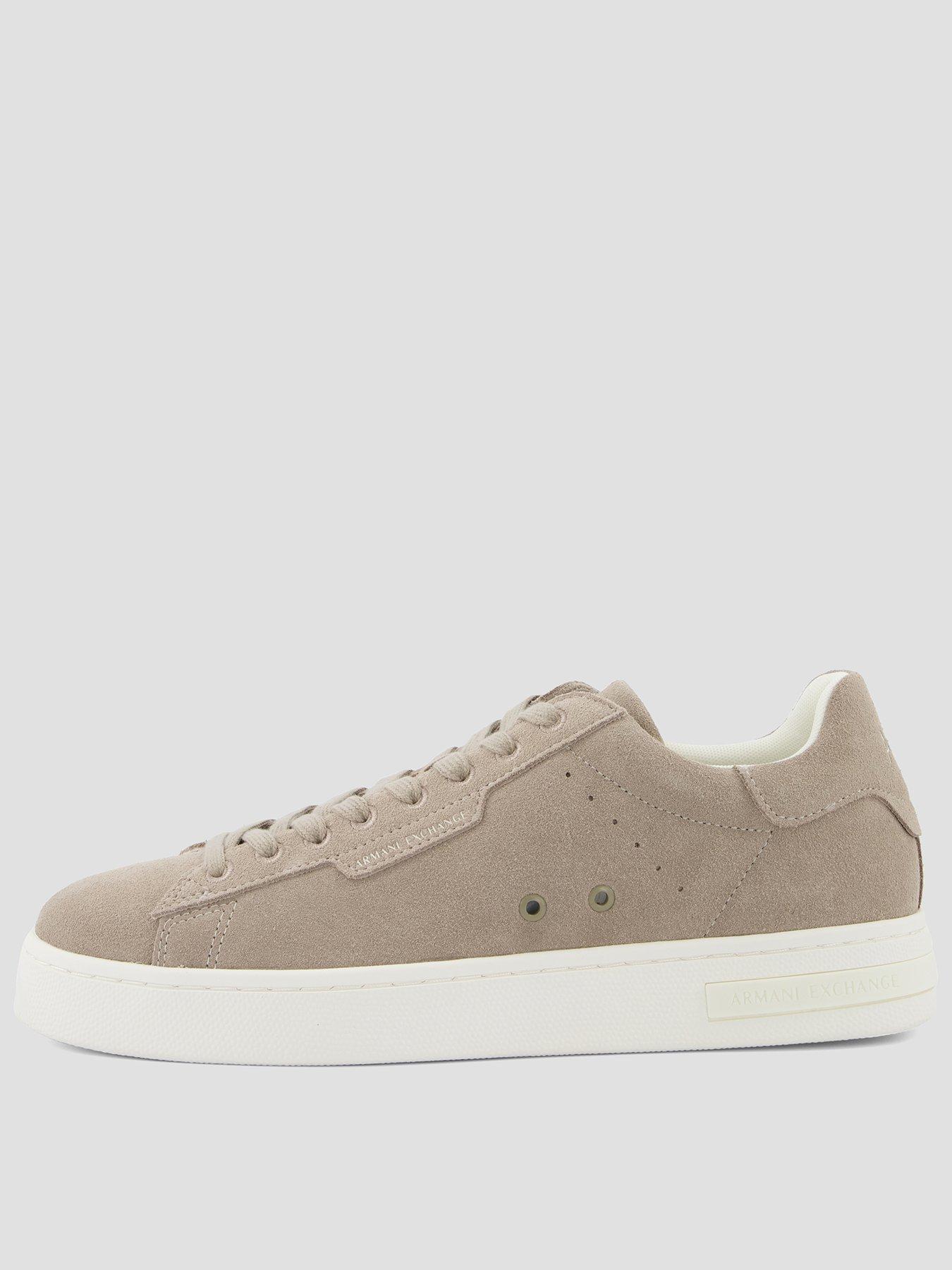 armani-exchange-suede-cupsole-trainer-beige
