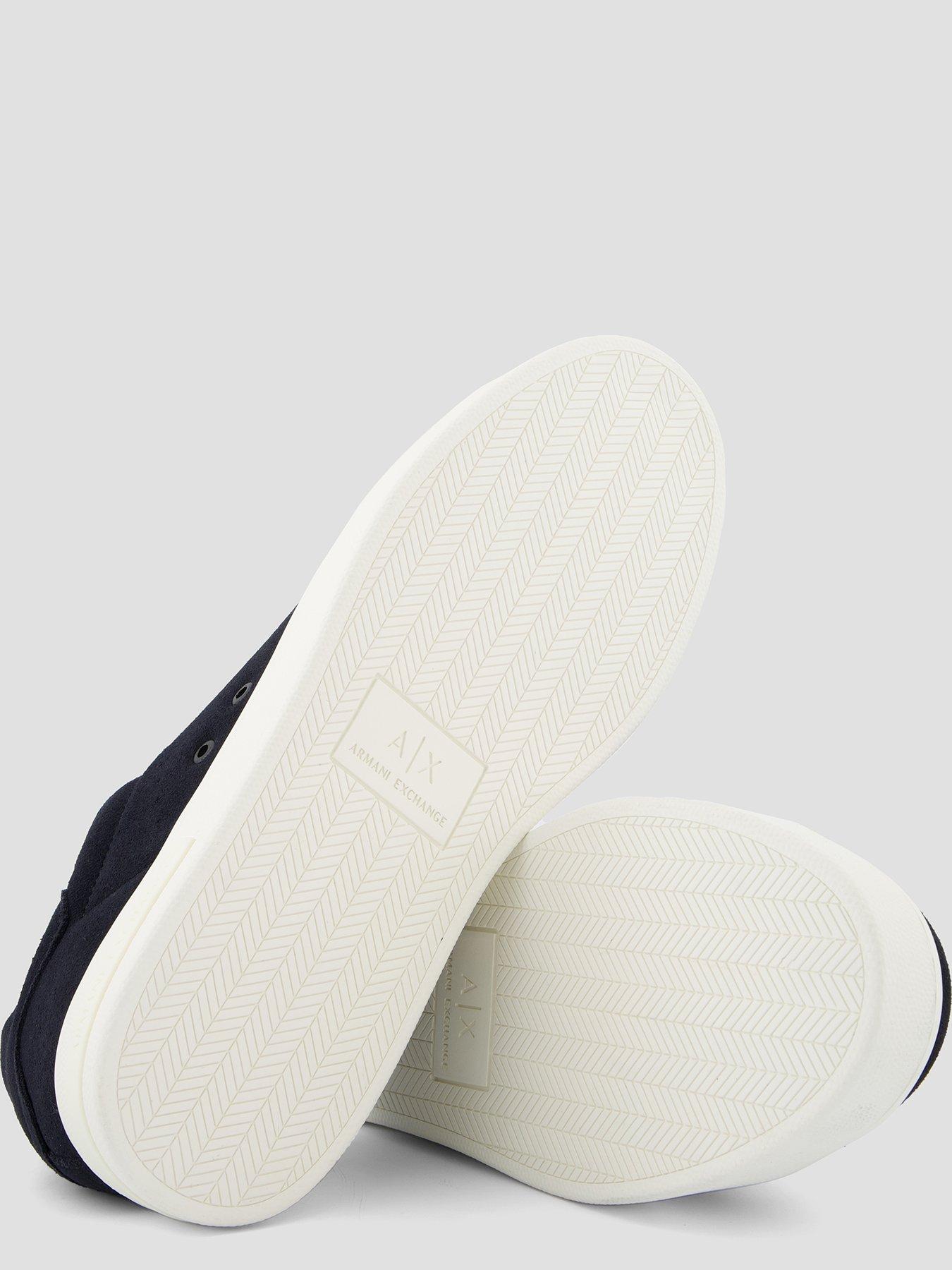 armani-exchange-suede-cupsole-trainer-navydetail