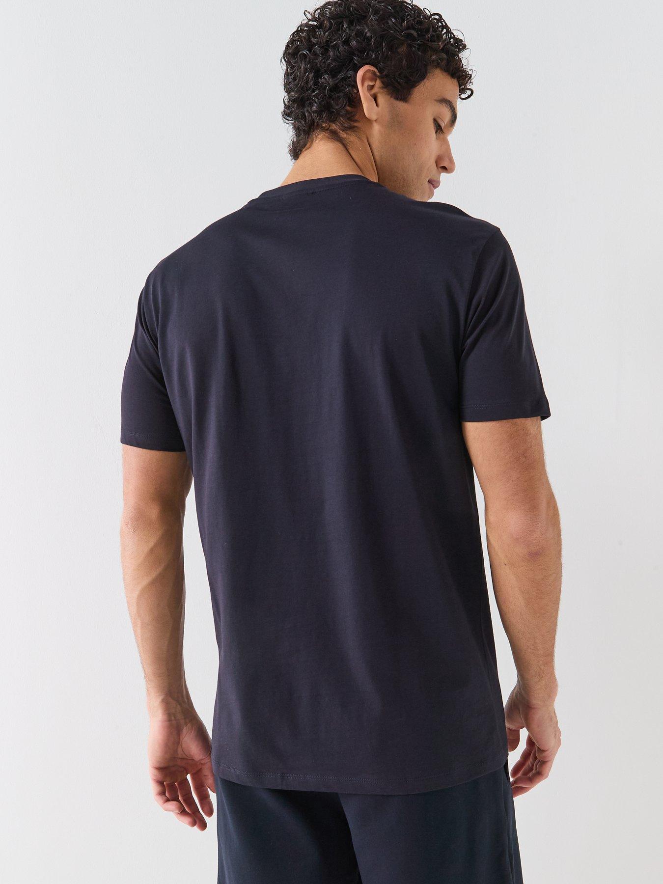 armani-exchange-box-logo-t-shirt-navystillFront