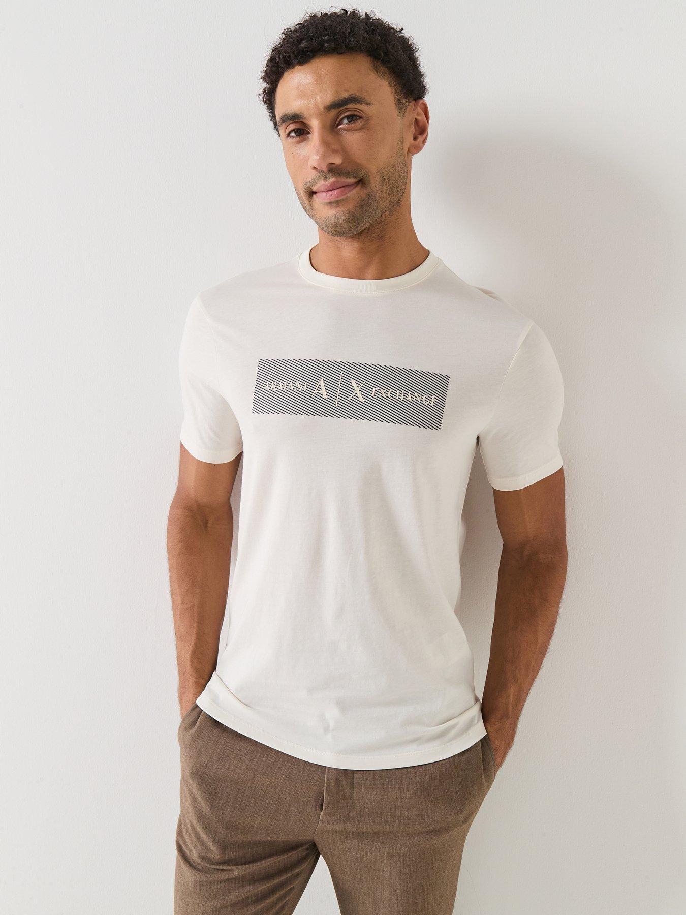 armani-exchange-white-edition-slim-fit-chest-logo-t-shirt-cream
