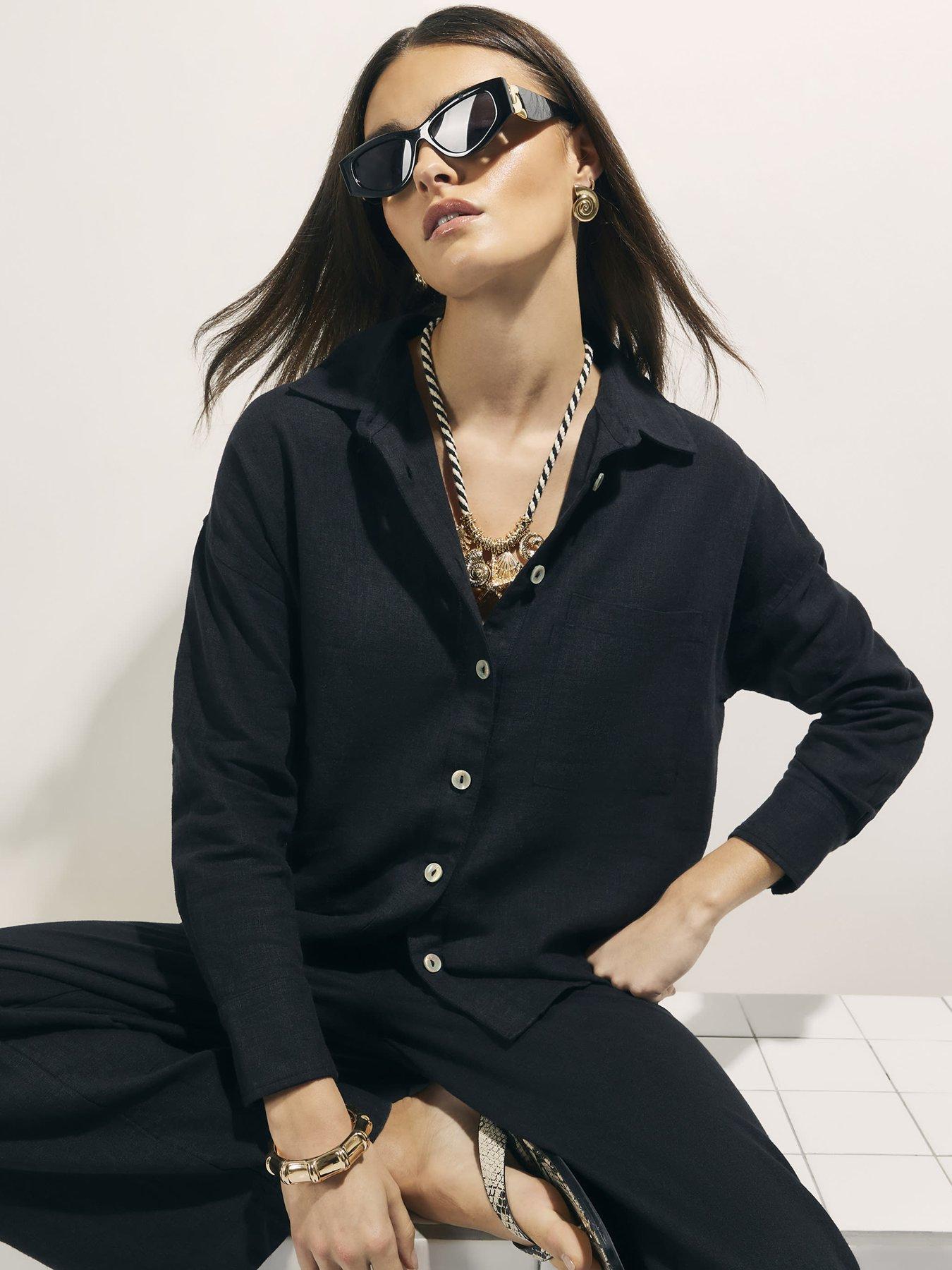 river-island-linen-blend-shirt-blackfront