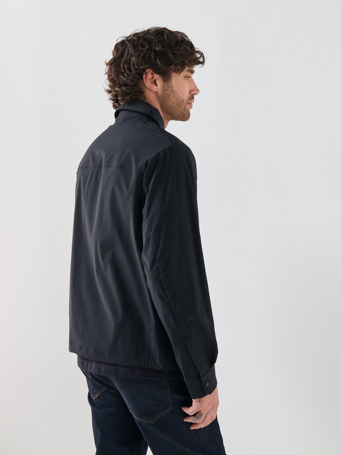 Image 2 of 6 of Armani Exchange Harrington Jacket - Black