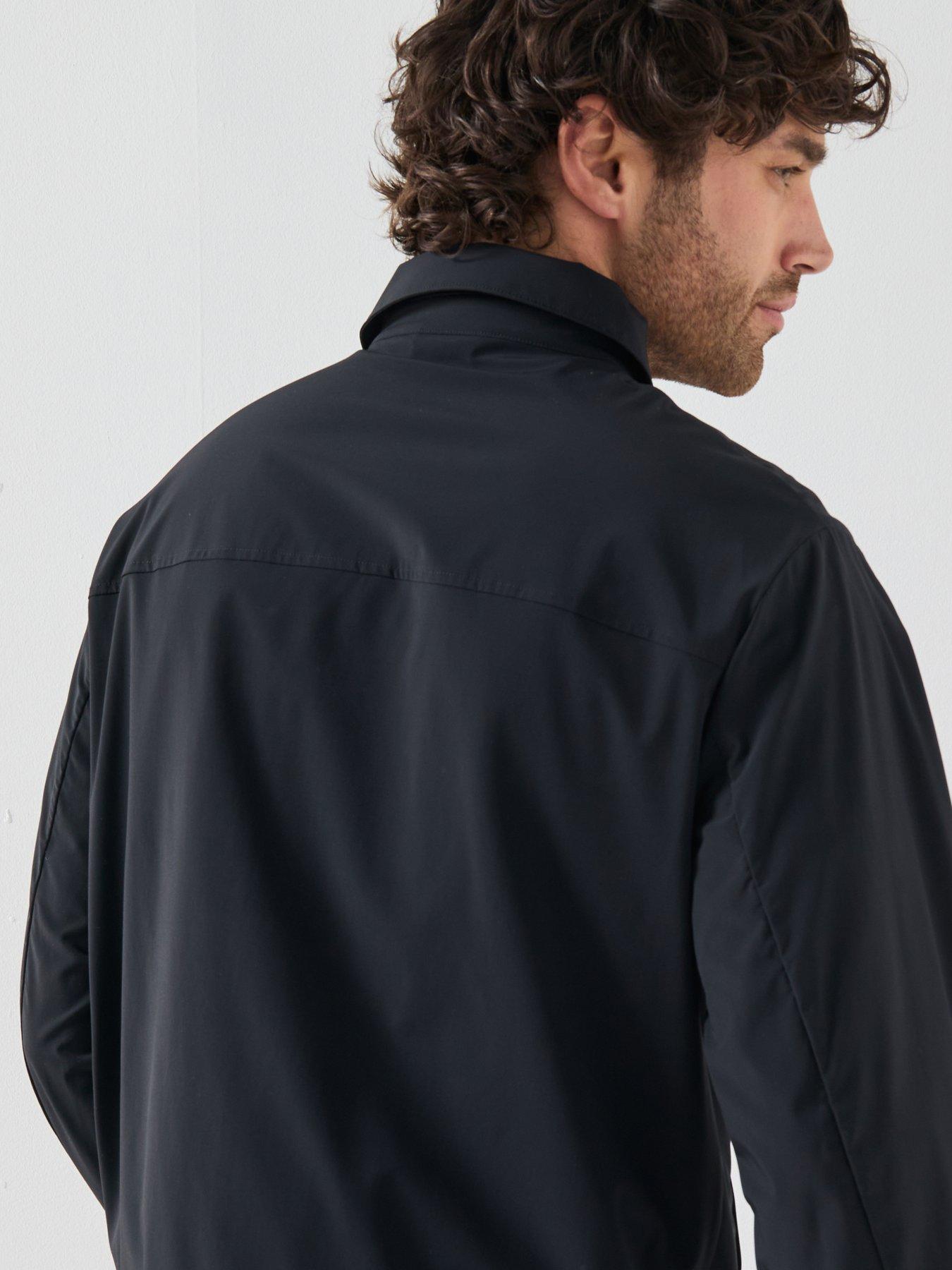 Image 4 of 6 of Armani Exchange Harrington Jacket - Black