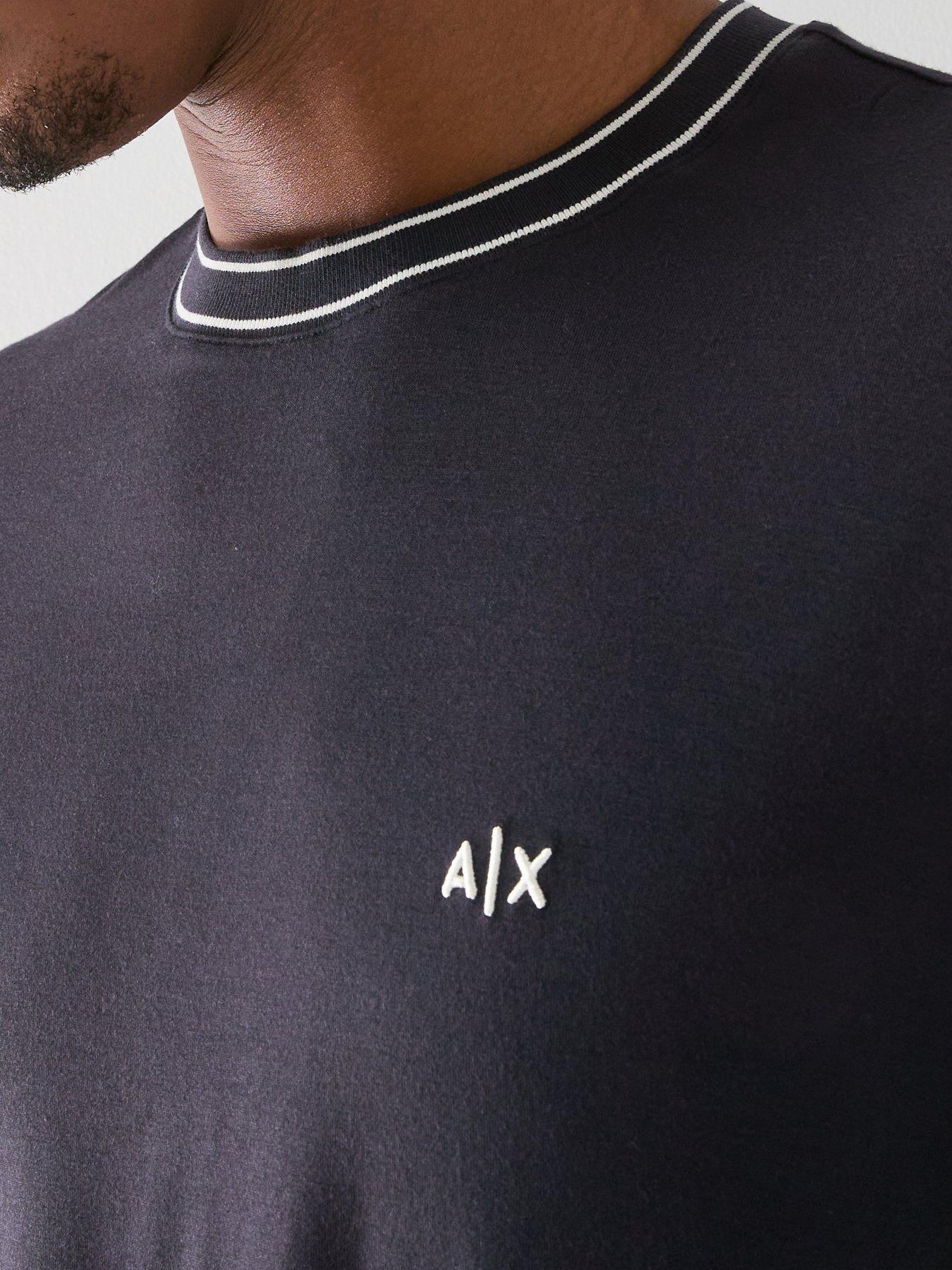 armani-exchange-slim-fit-viscose-t-shirt-navyoutfit
