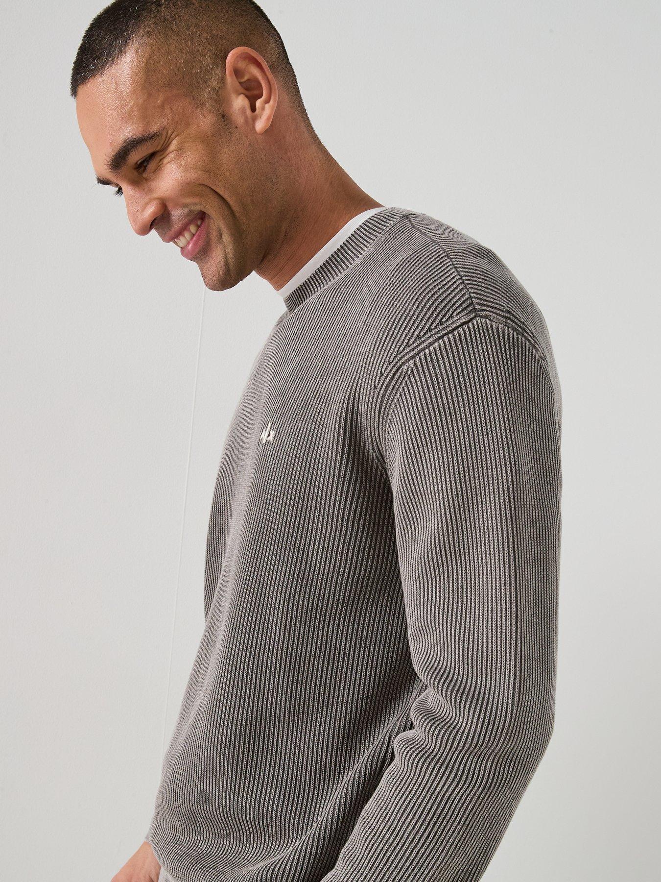 Image 6 of 6 of Armani Exchange Knitted Jumper - Dark Khaki