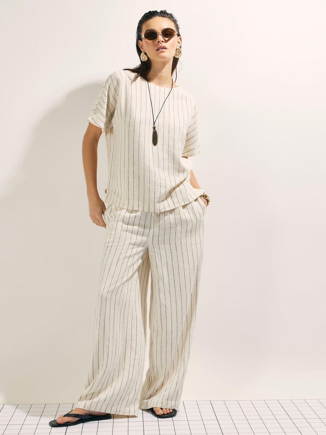 river-island-striped-linen-blend-t-shirt-beigeback