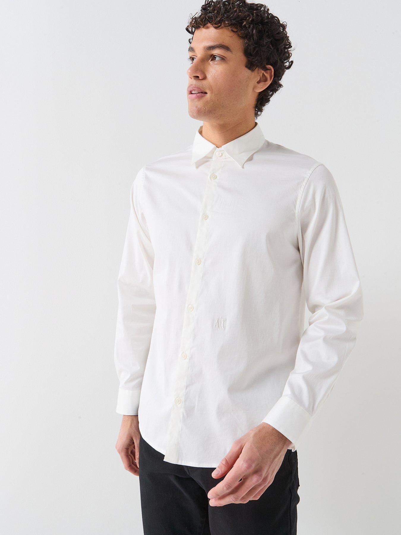 armani-exchange-icon-stretch-cotton-shirt-off-white